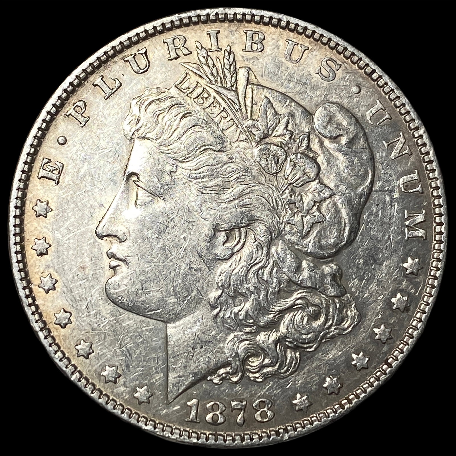1878 Silver Morgan Dollar CLOSELY UNCIRCULATED (1 of 2)