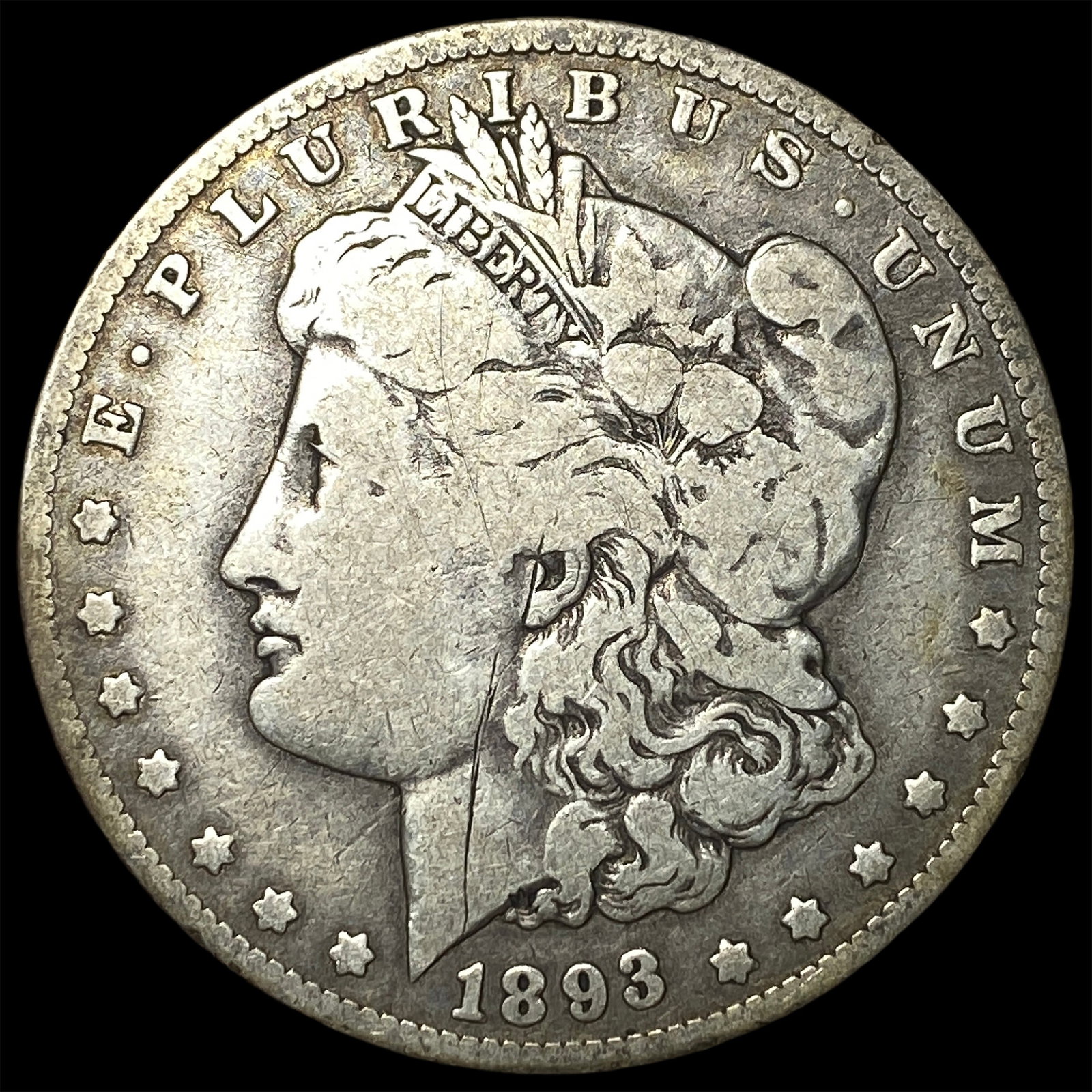 1893-O Silver Morgan Dollar NICELY CIRCULATED (1 of 2)