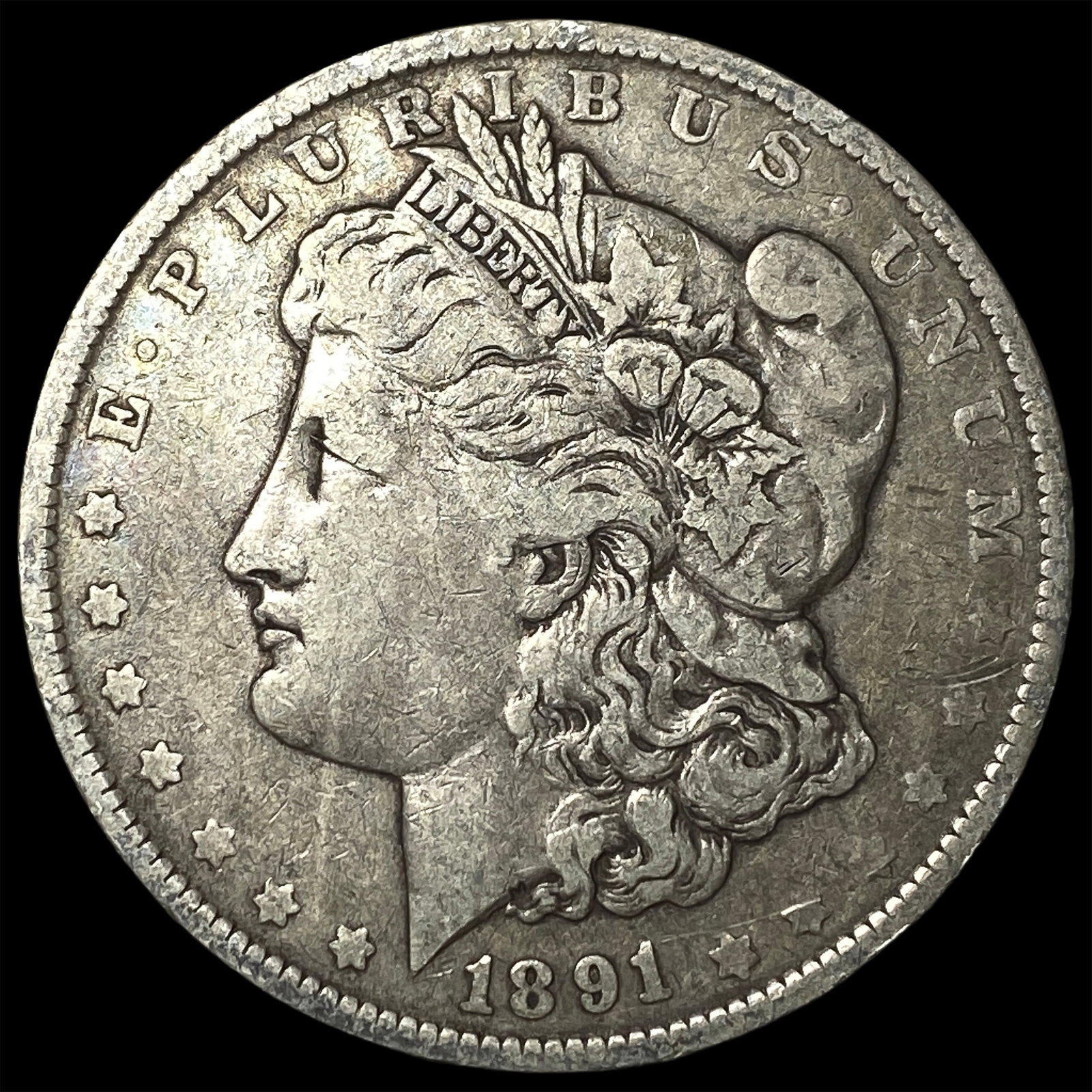 1891-O Silver Morgan Dollar LIGHTLY CIRCULATED: 1891-O Silver Morgan Dollar LIGHTLY CIRCULATED