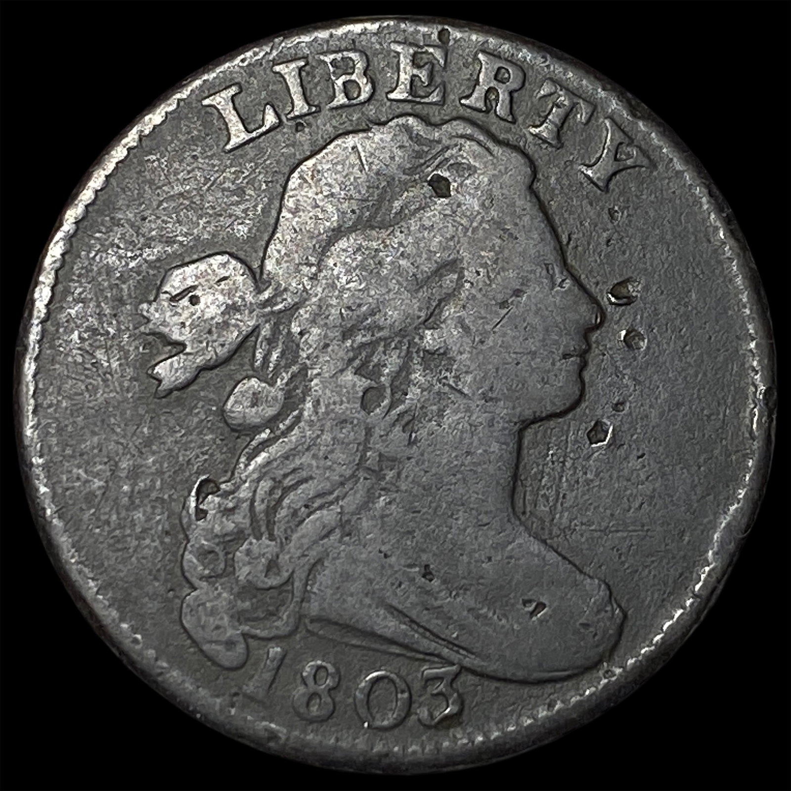 1803 Draped Bust Large Cent LIGHTLY CIRCULATED: 1803 Draped Bust Large Cent LIGHTLY CIRCULATED