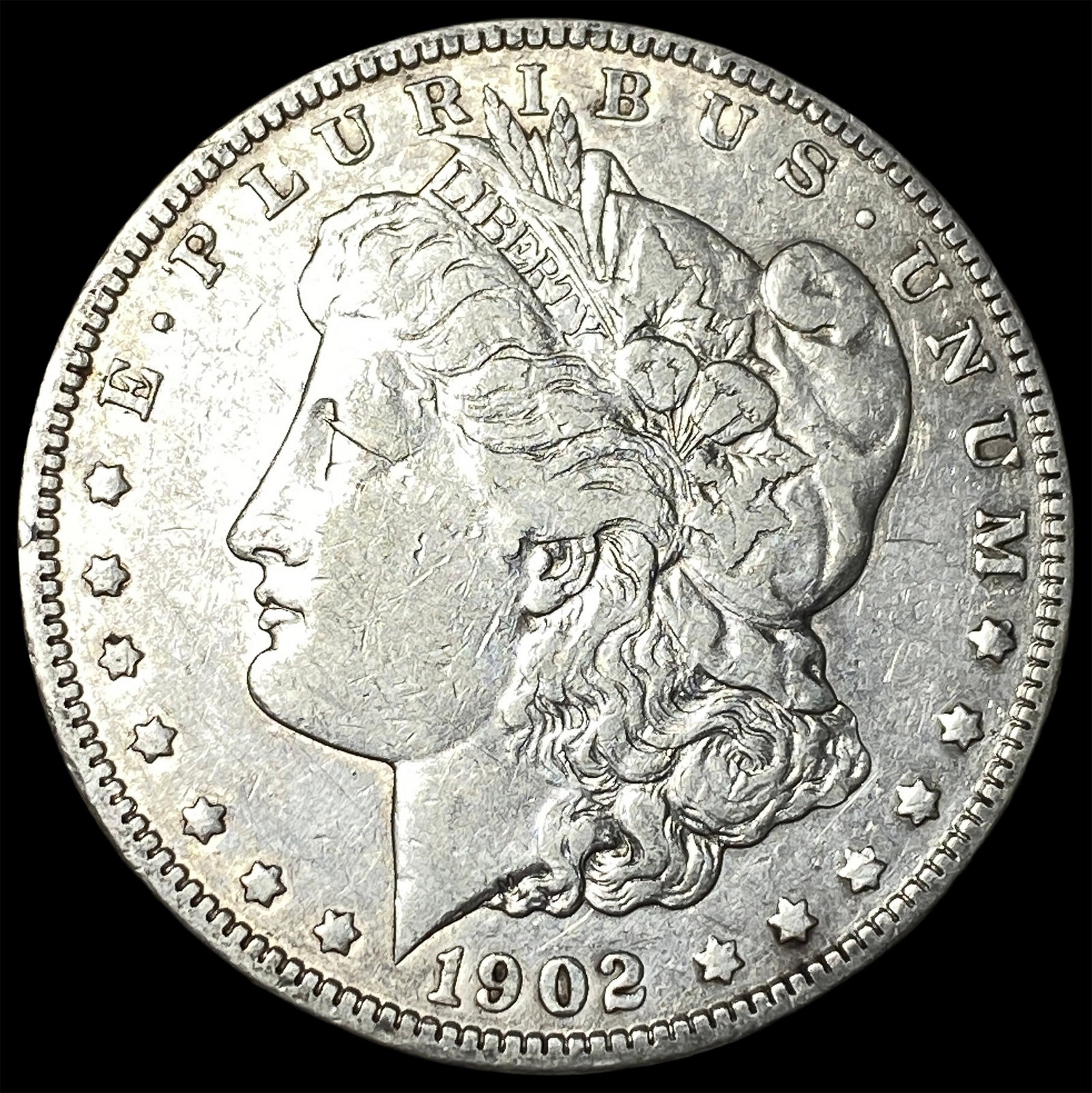 1902 Morgan Silver Dollar ABOUT UNCIRCULATED: 1902 Morgan Silver Dollar ABOUT UNCIRCULATED