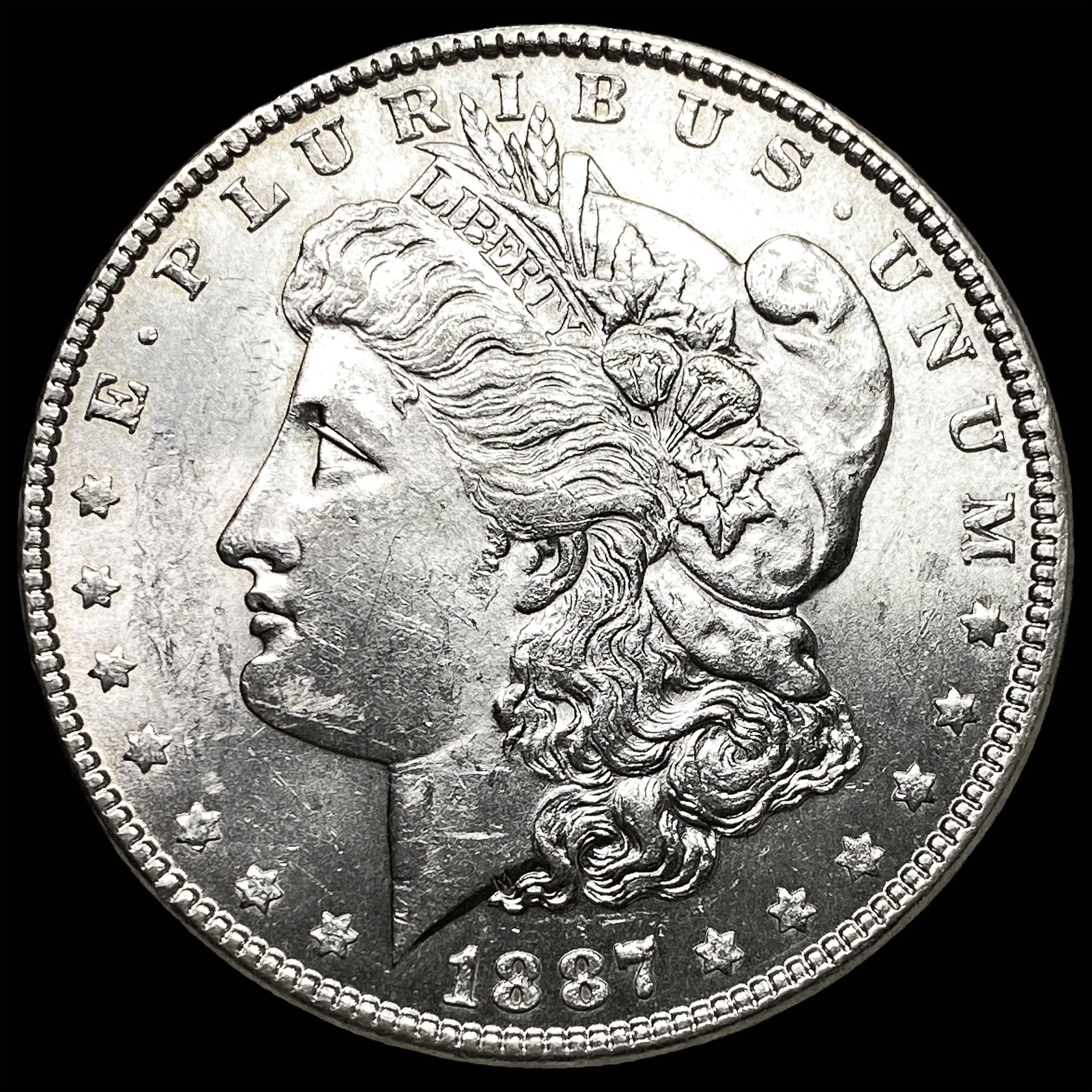 1887 Silver Morgan Dollar UNCIRCULATED: 1887 Silver Morgan Dollar UNCIRCULATED