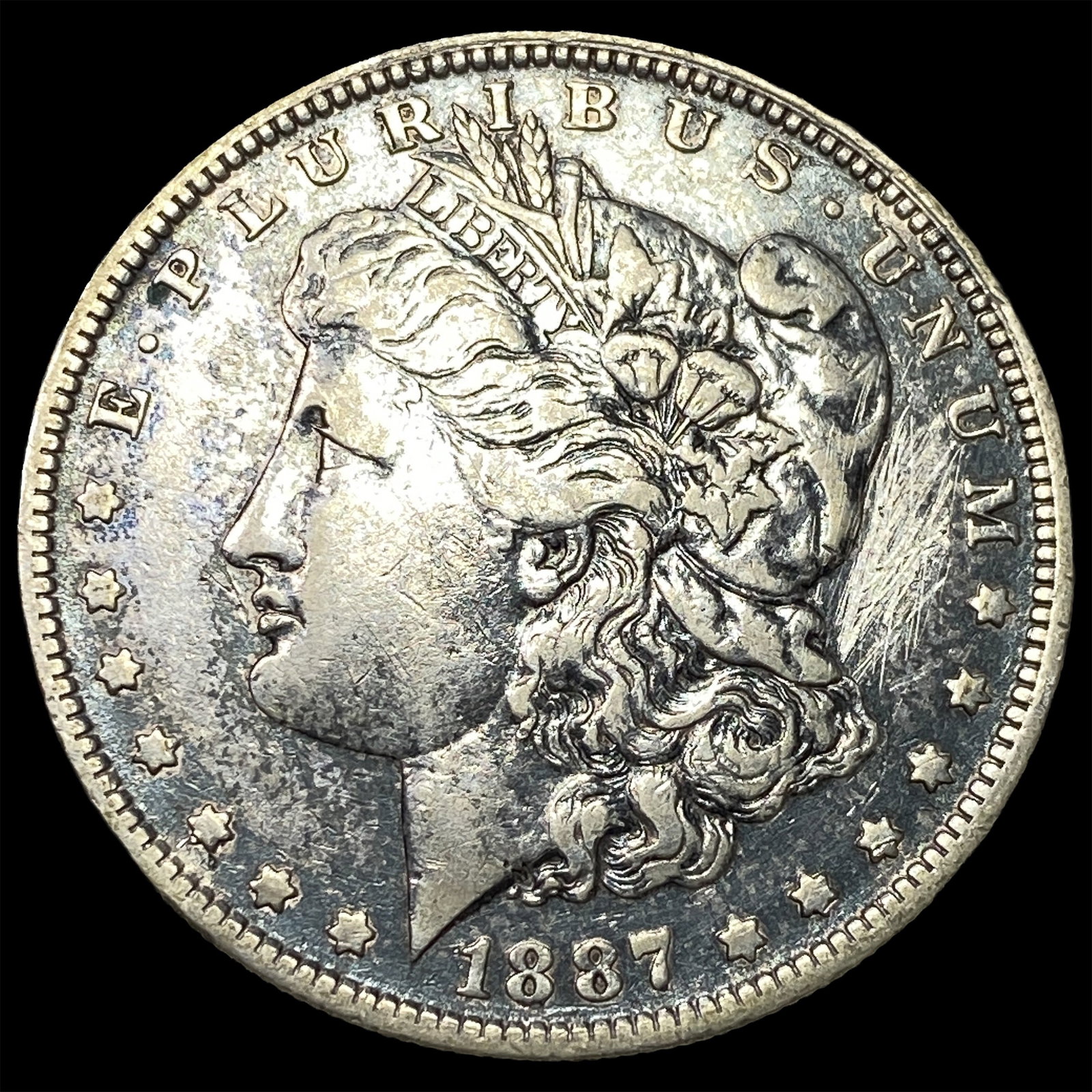 1887-O Silver Morgan Dollar LIGHTLY CIRCULATED (1 of 2)