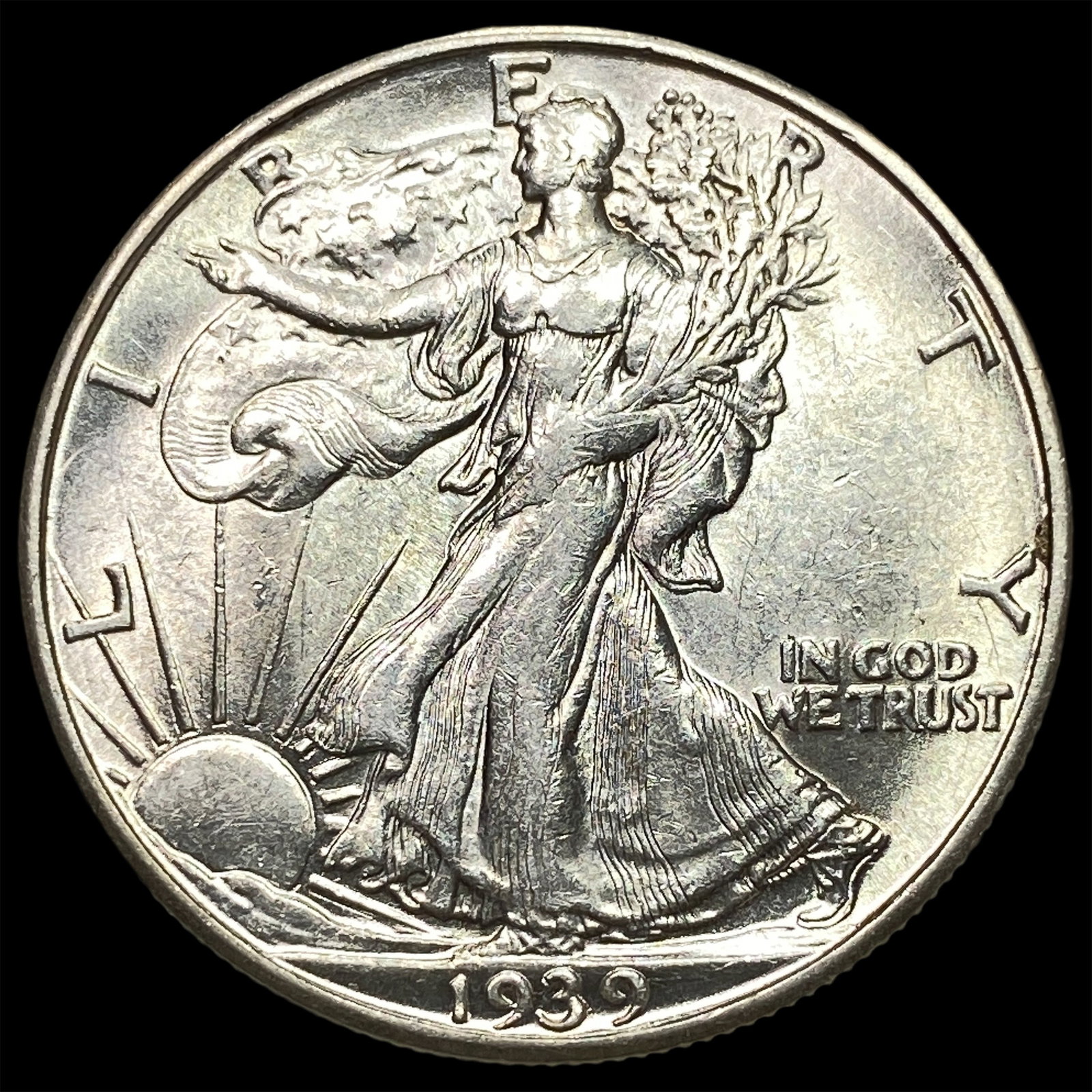 1939-D Silver Walking Liberty Half Dollar UNCIRCULATED: 1939-D Silver Walking Liberty Half Dollar UNCIRCULATED