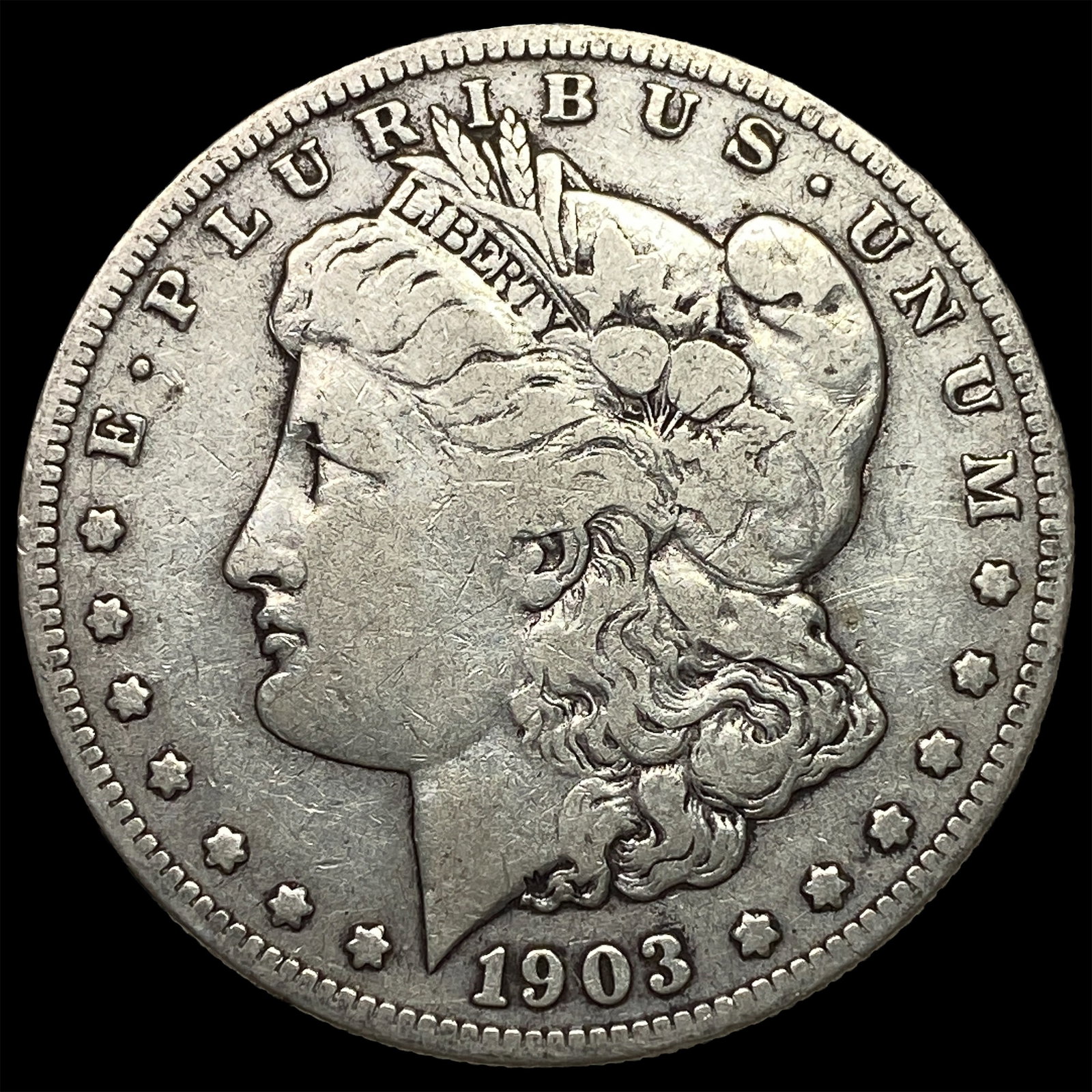 1903-S Silver Morgan Dollar LIGHTLY CIRCULATED: 1903-S Silver Morgan Dollar LIGHTLY CIRCULATED