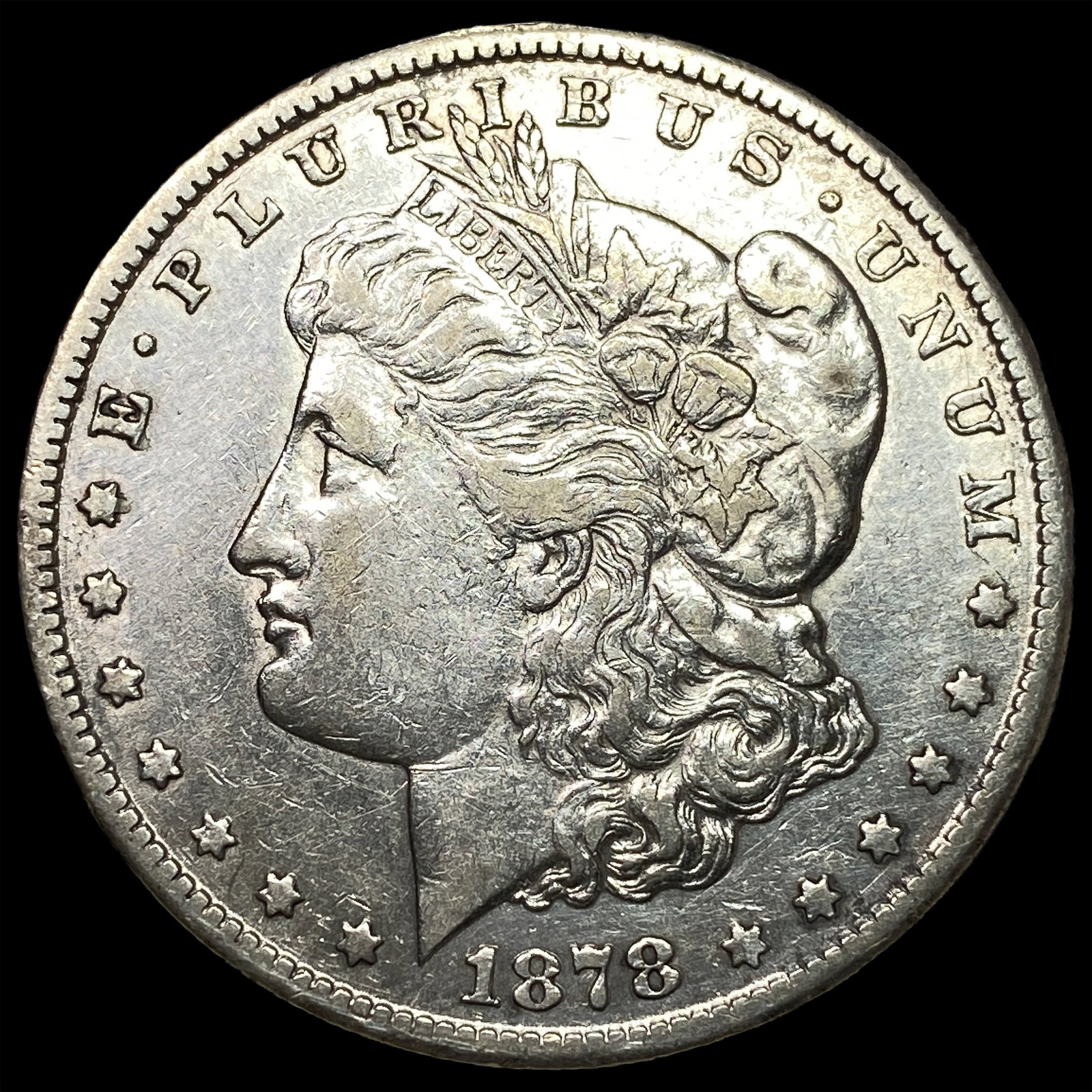 1878-CC Silver Morgan Dollar NEARLY UNCIRCULATED: 1878-CC Silver Morgan Dollar NEARLY UNCIRCULATED