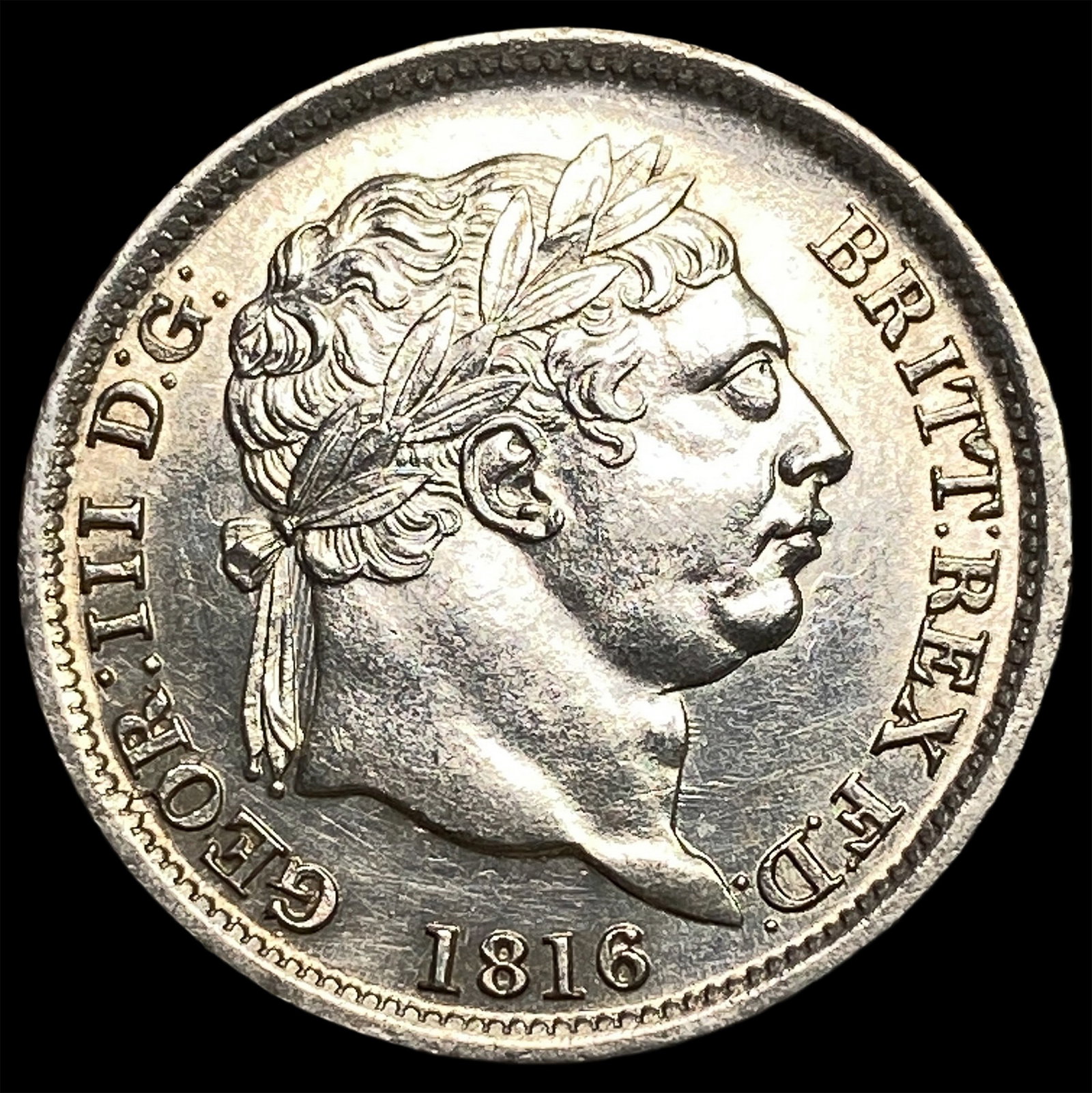 1816 Silver Half Crown George III UNCIRCULATED: 1816 Silver Half Crown George III UNCIRCULATED