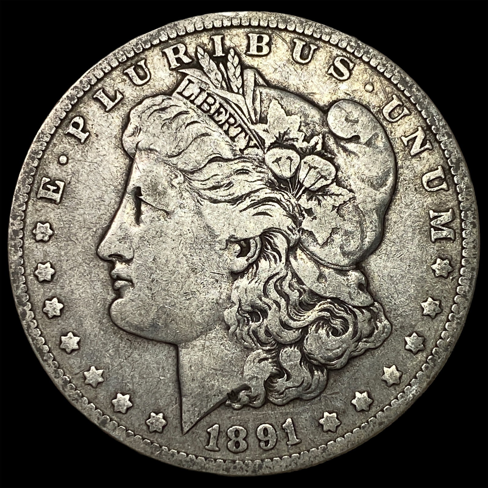 1891-O Silver Morgan Dollar NEARLY UNCIRCULATED: 1891-O Silver Morgan Dollar NEARLY UNCIRCULATED