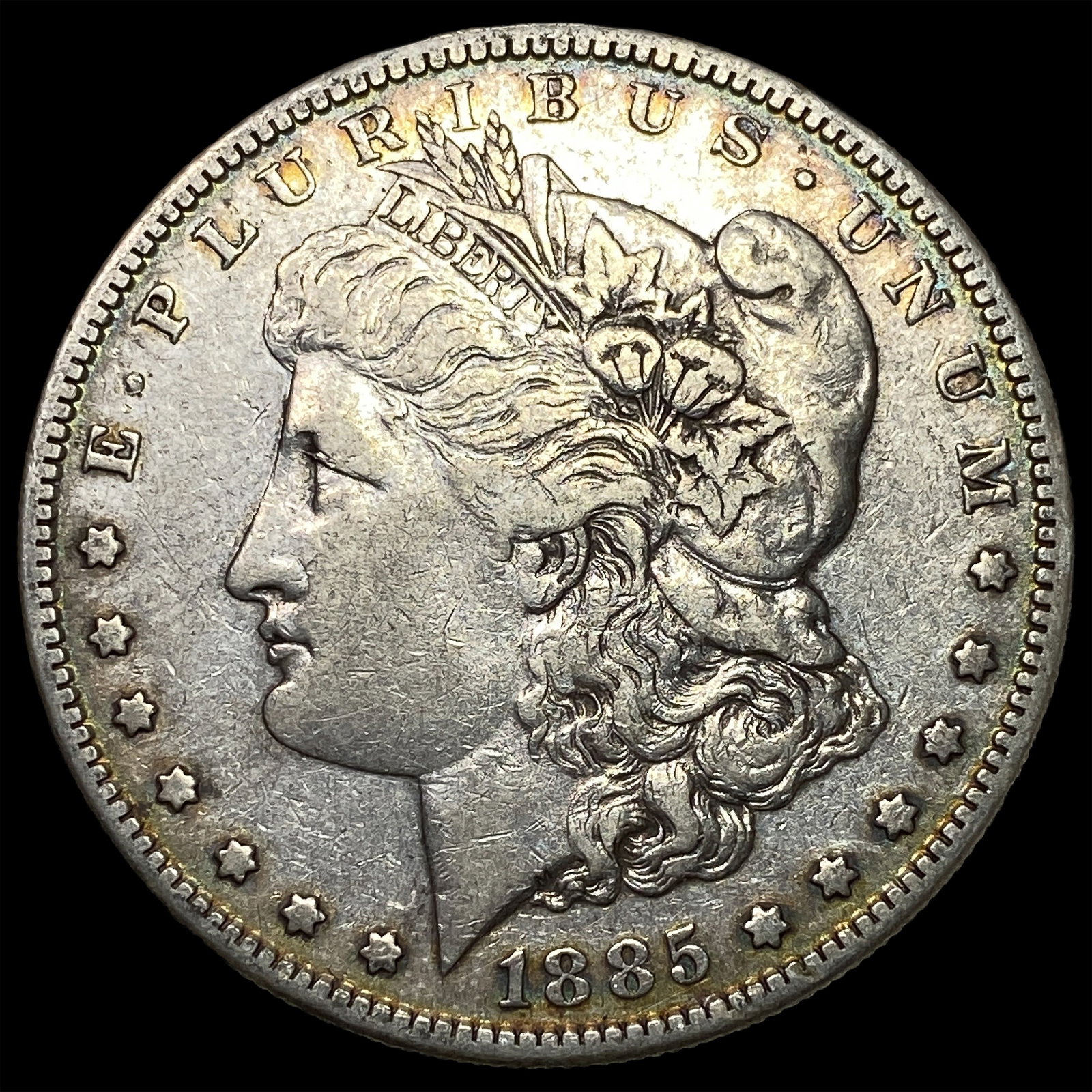 1885-S Silver Morgan Dollar CLOSELY UNCIRCULATED: 1885-S Silver Morgan Dollar CLOSELY UNCIRCULATED