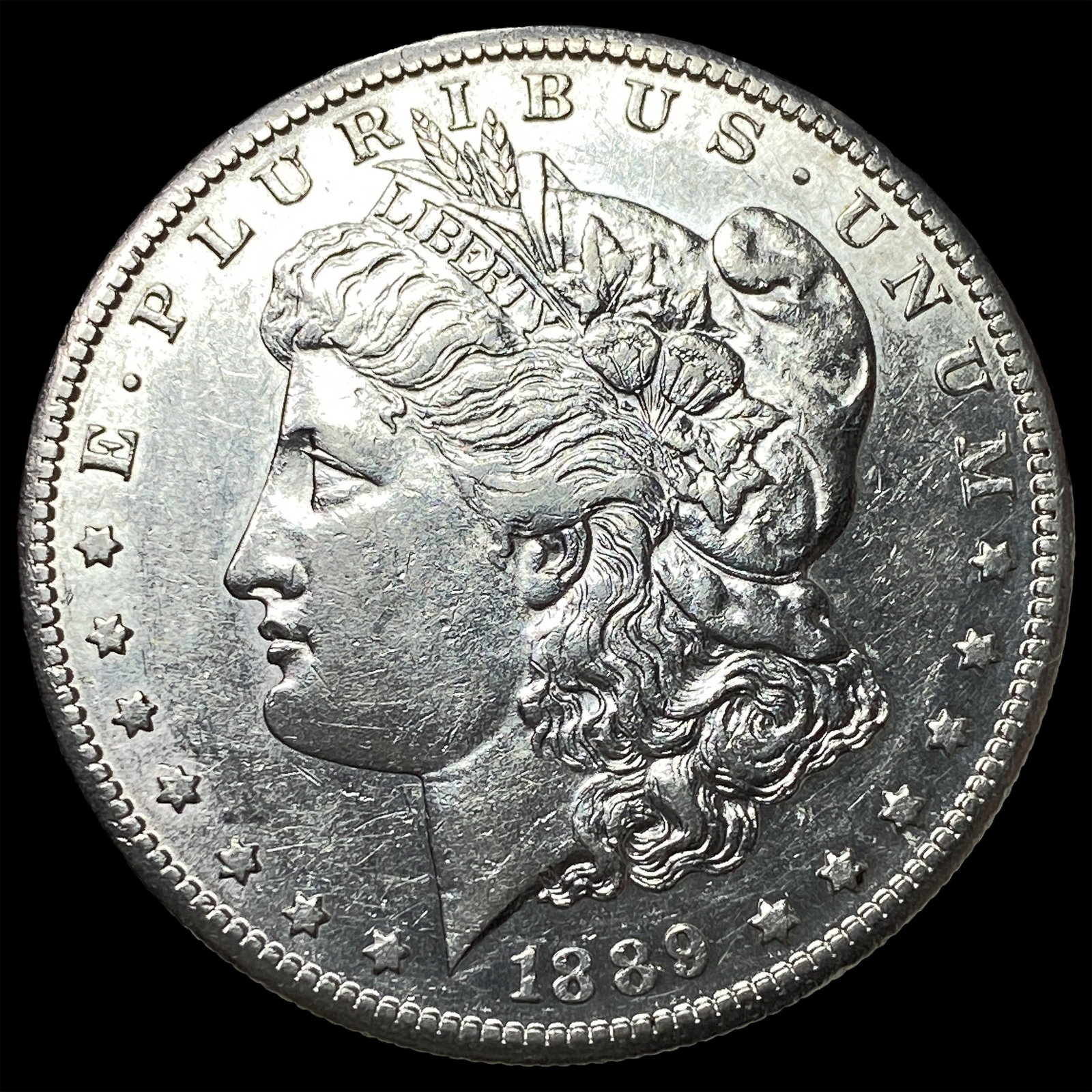 1889 Morgan Silver Dollar CLOSELY UNCIRCULATED: 1889 Morgan Silver Dollar CLOSELY UNCIRCULATED