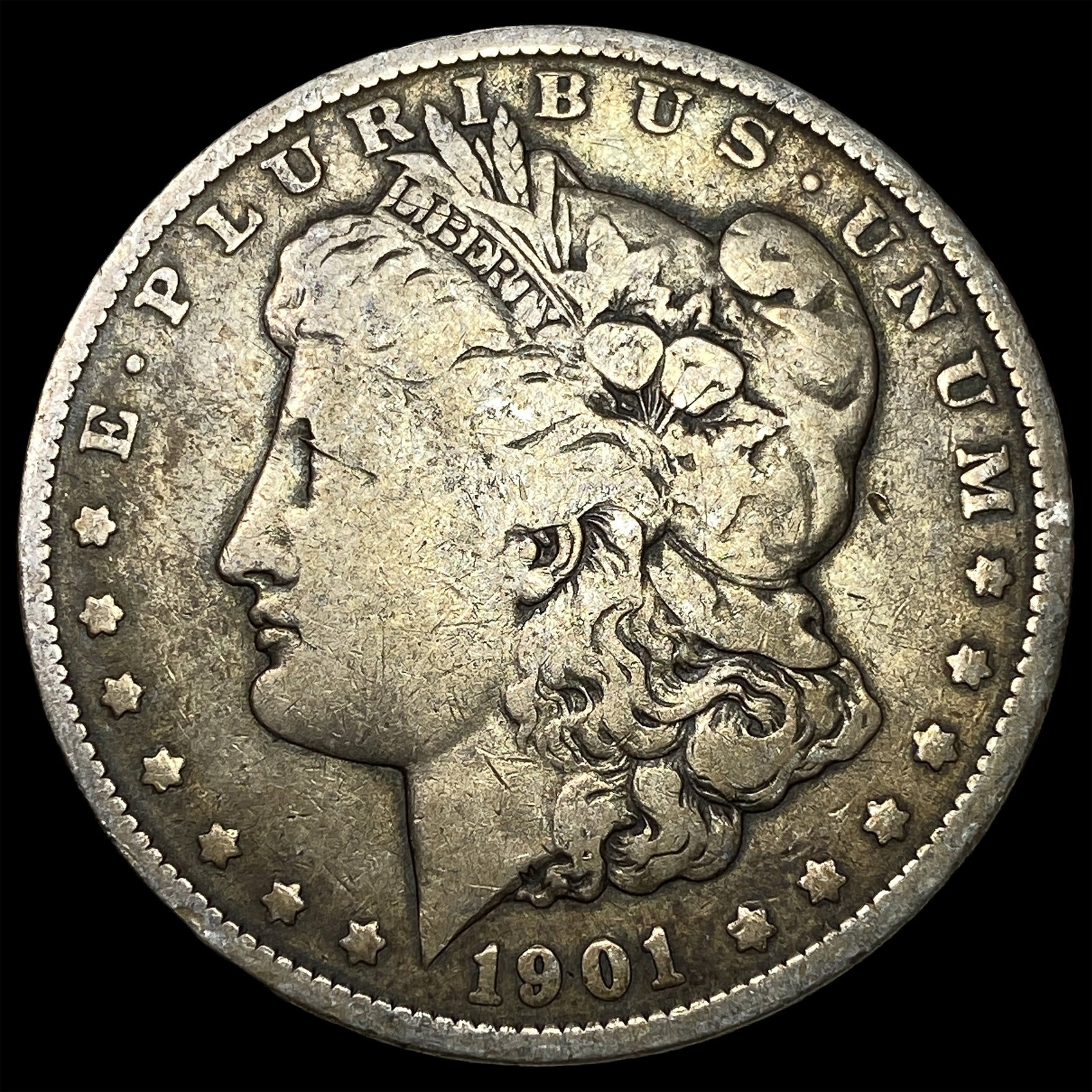 1901 Morgan Silver Dollar LIGHTLY CIRCULATED: 1901 Morgan Silver Dollar LIGHTLY CIRCULATED