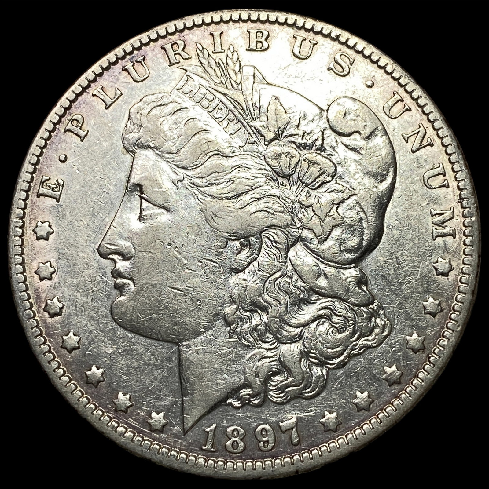 1897-O Silver Morgan Dollar NEARLY UNCIRCULATED: 1897-O Silver Morgan Dollar NEARLY UNCIRCULATED