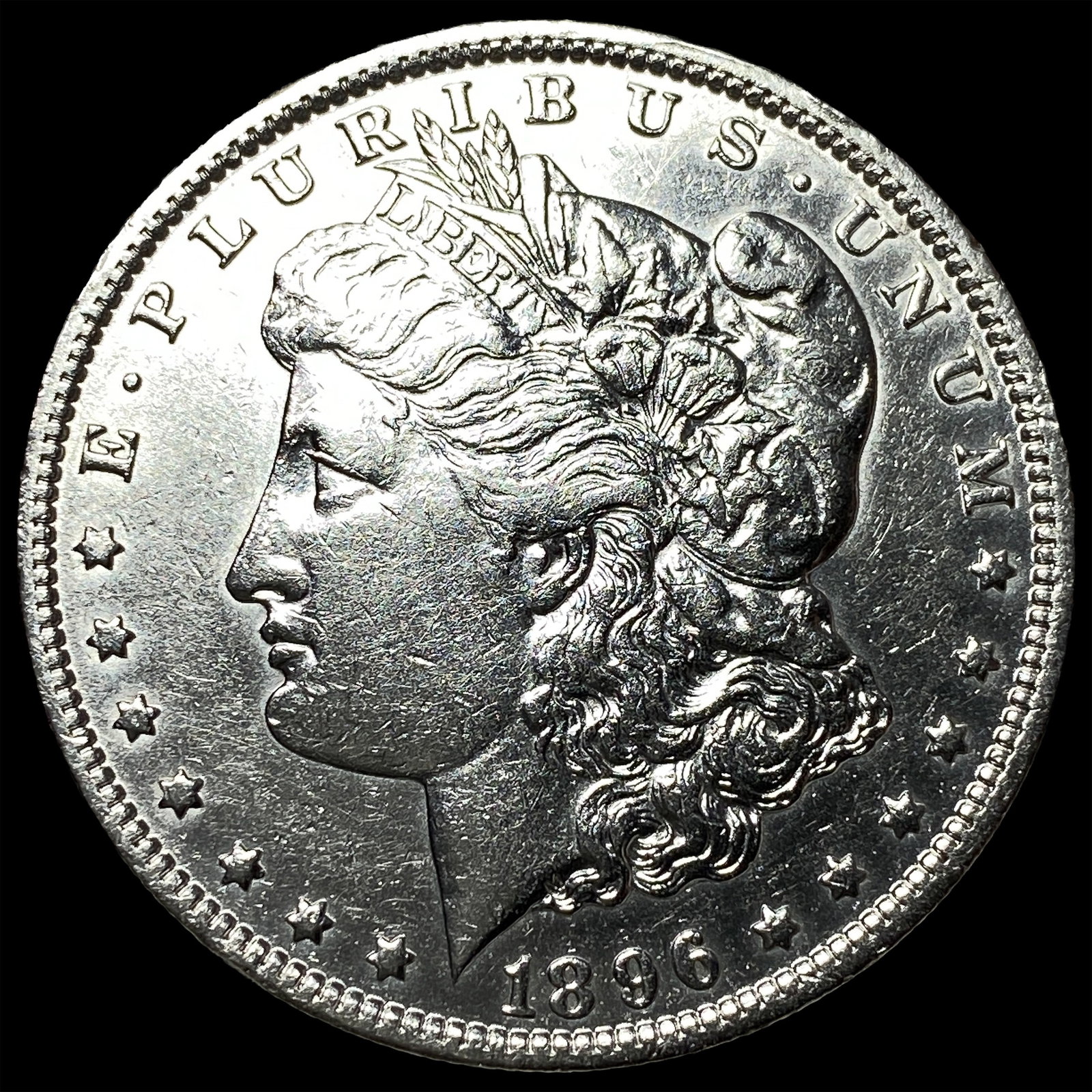 1896 Morgan Silver Dollar CHOICE AU (1 of 2)