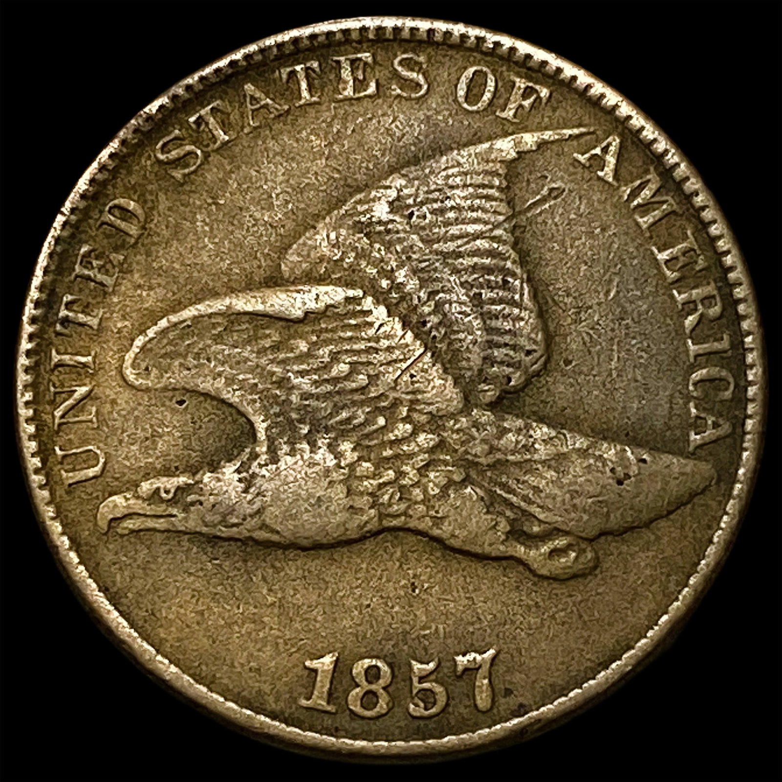 1857 Flying Eagle Cent UNCIRCULATED (1 of 2)