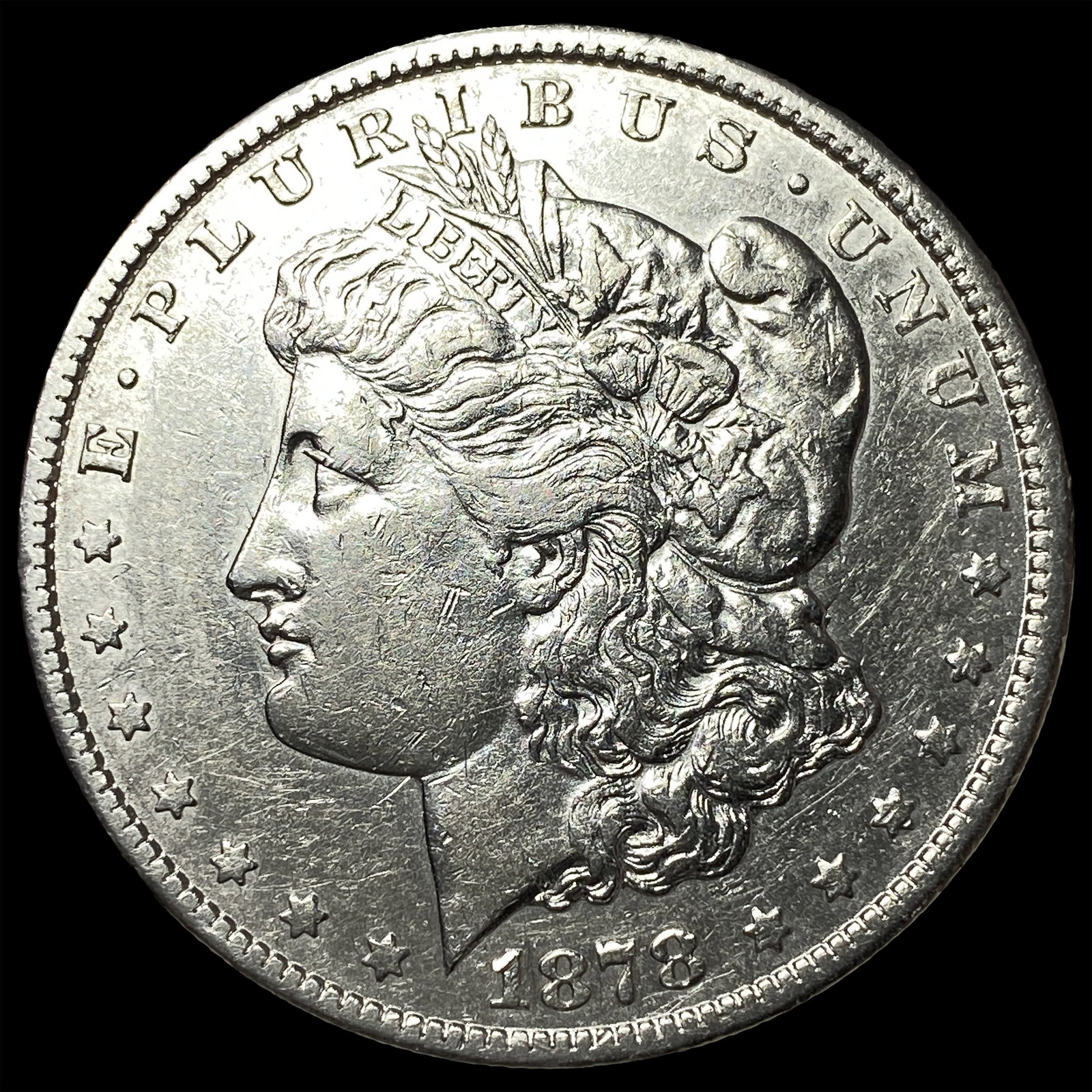 1878-CC Silver Morgan Dollar CLOSELY UNCIRCULATED (1 of 2)