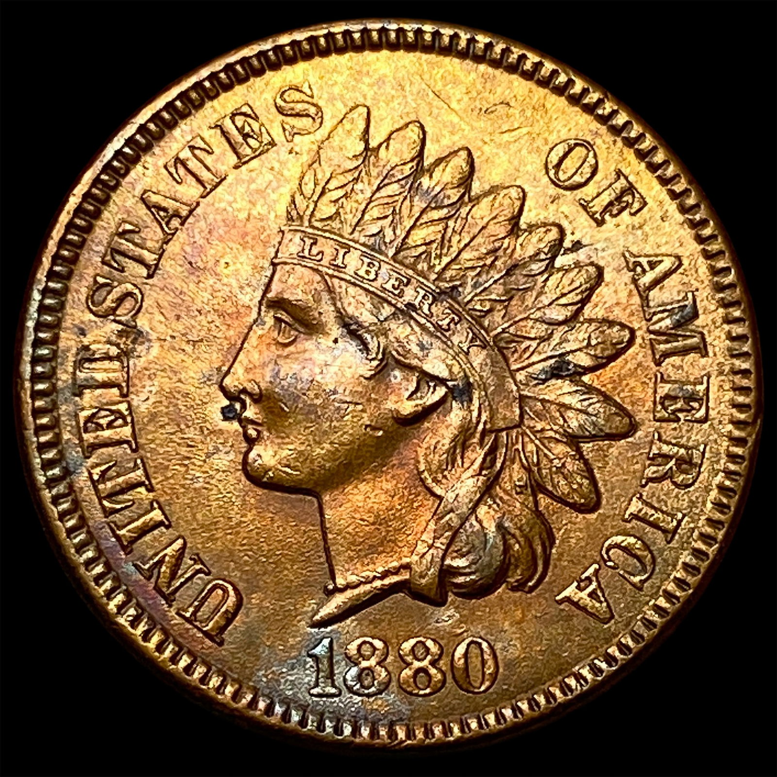 1880 Indian Head Cent UNCIRCULATED: 1880 Indian Head Cent UNCIRCULATED