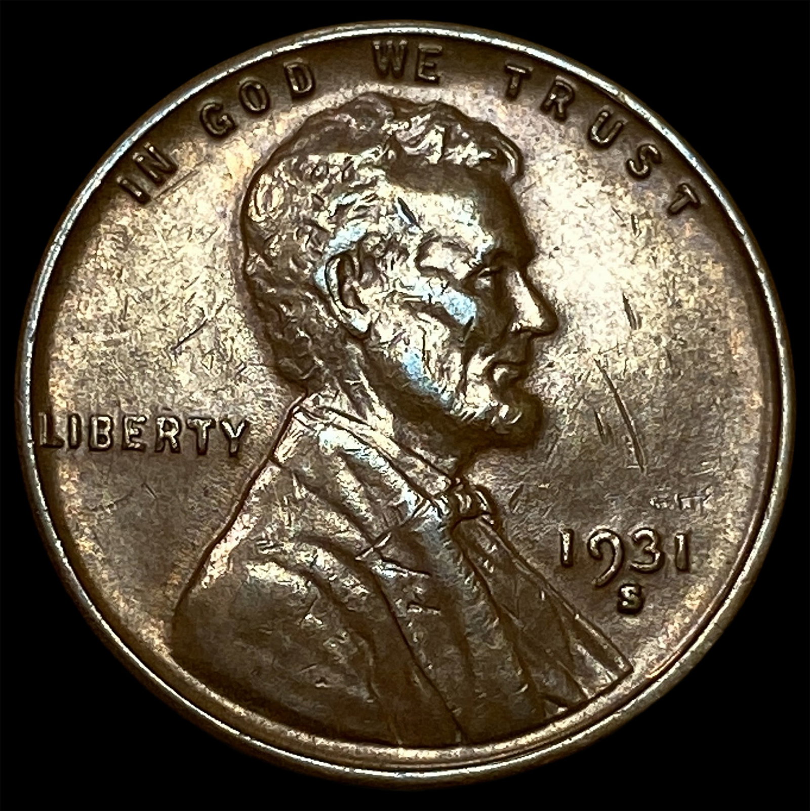 1931-S Lincoln Wheat Cent UNCIRCULATED (1 of 2)