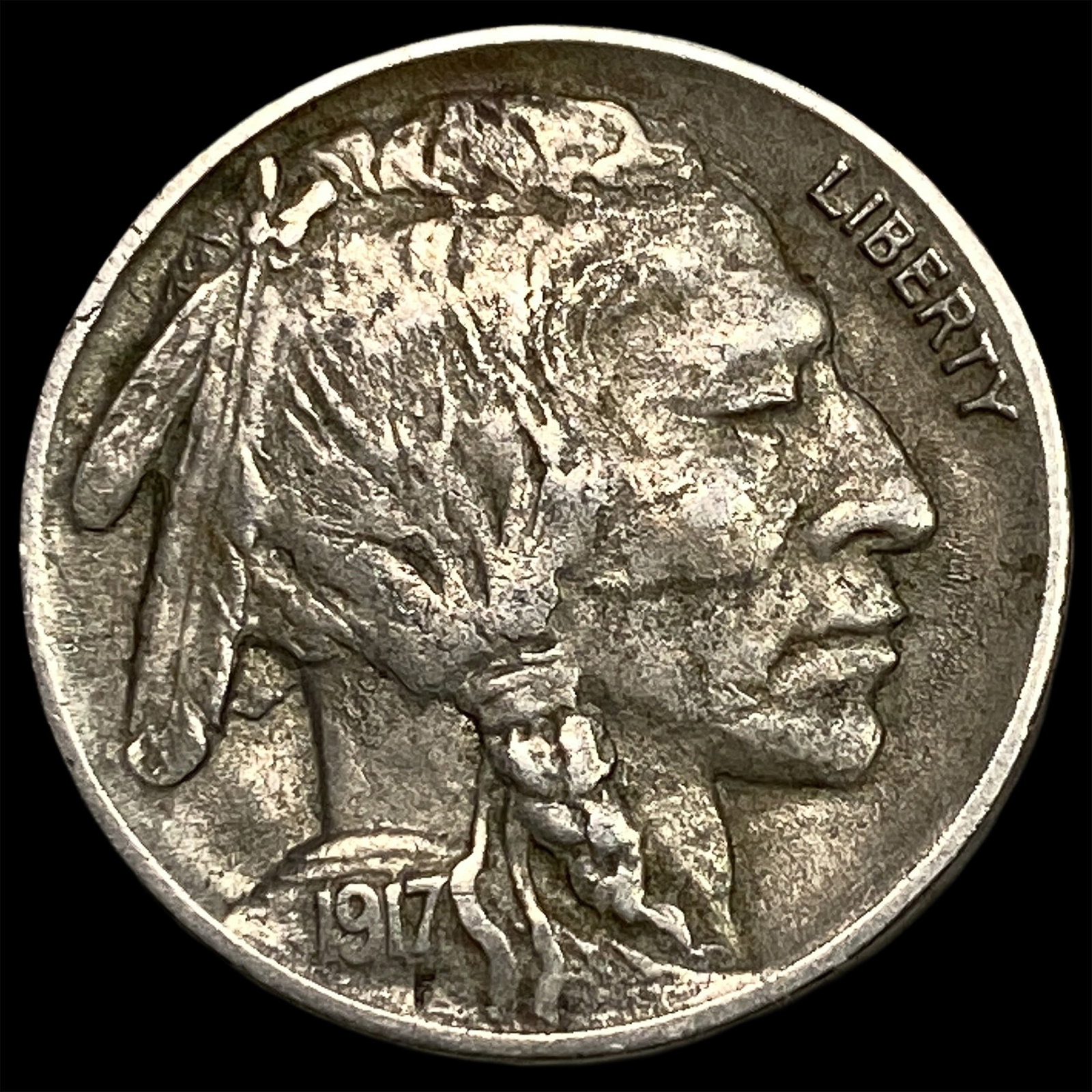 1917-D Buffalo Nickel CLOSELY UNCIRCULATED (1 of 2)