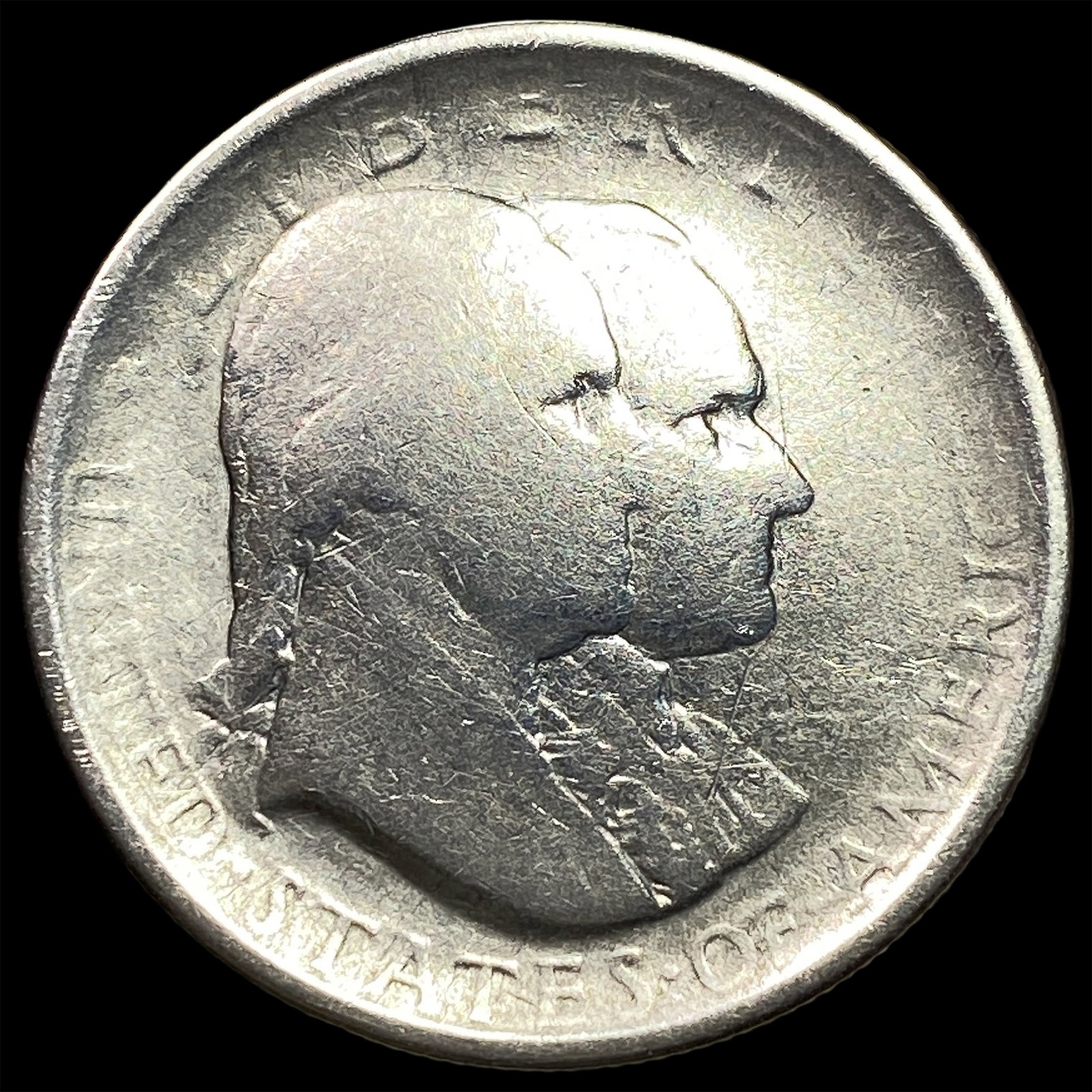 1976 Bicentennial Washington Quarter with a mint error showing a double strike NICELY CIRCULATED (1 of 2)