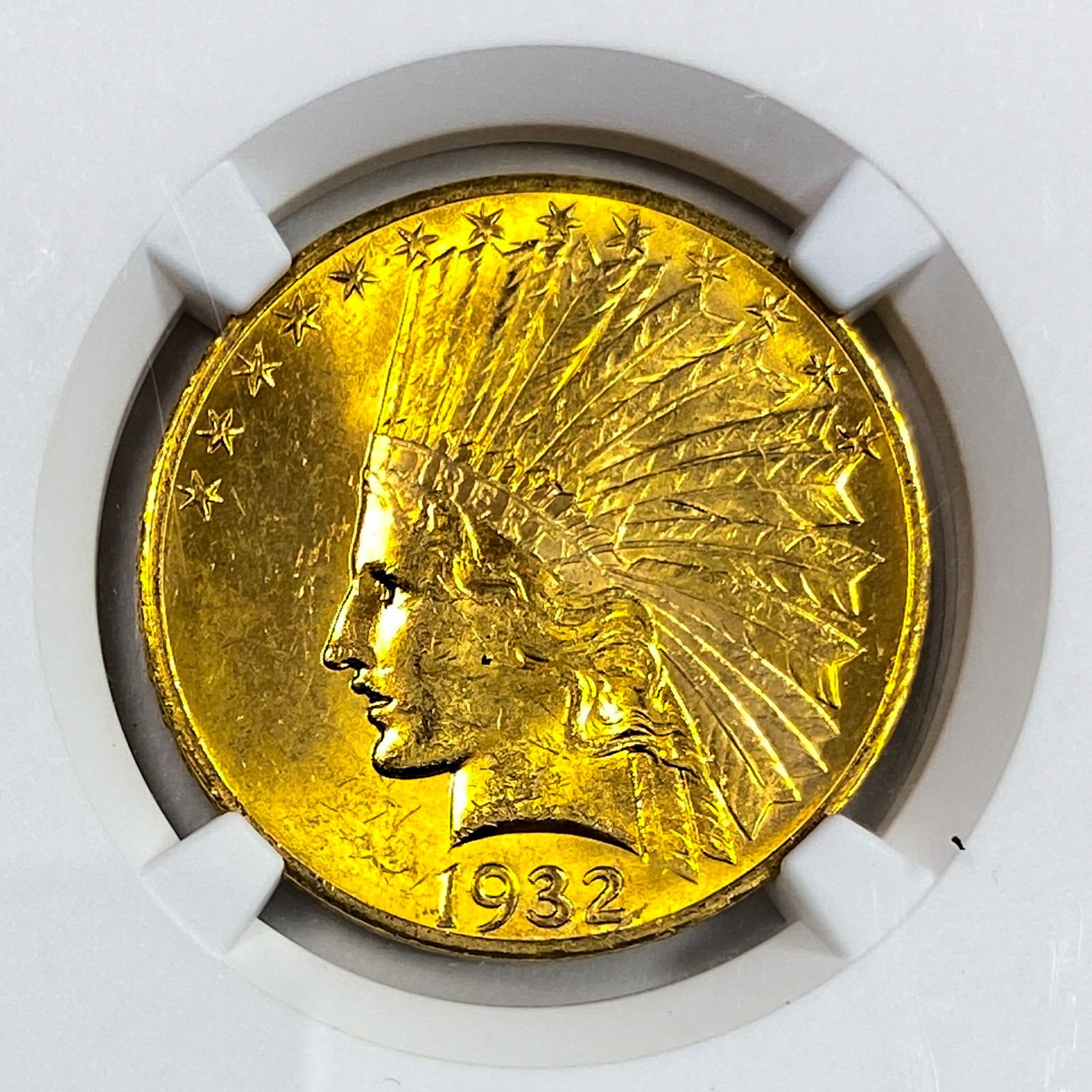 1932 $10 Gold Eagle NGC MS63 - 3