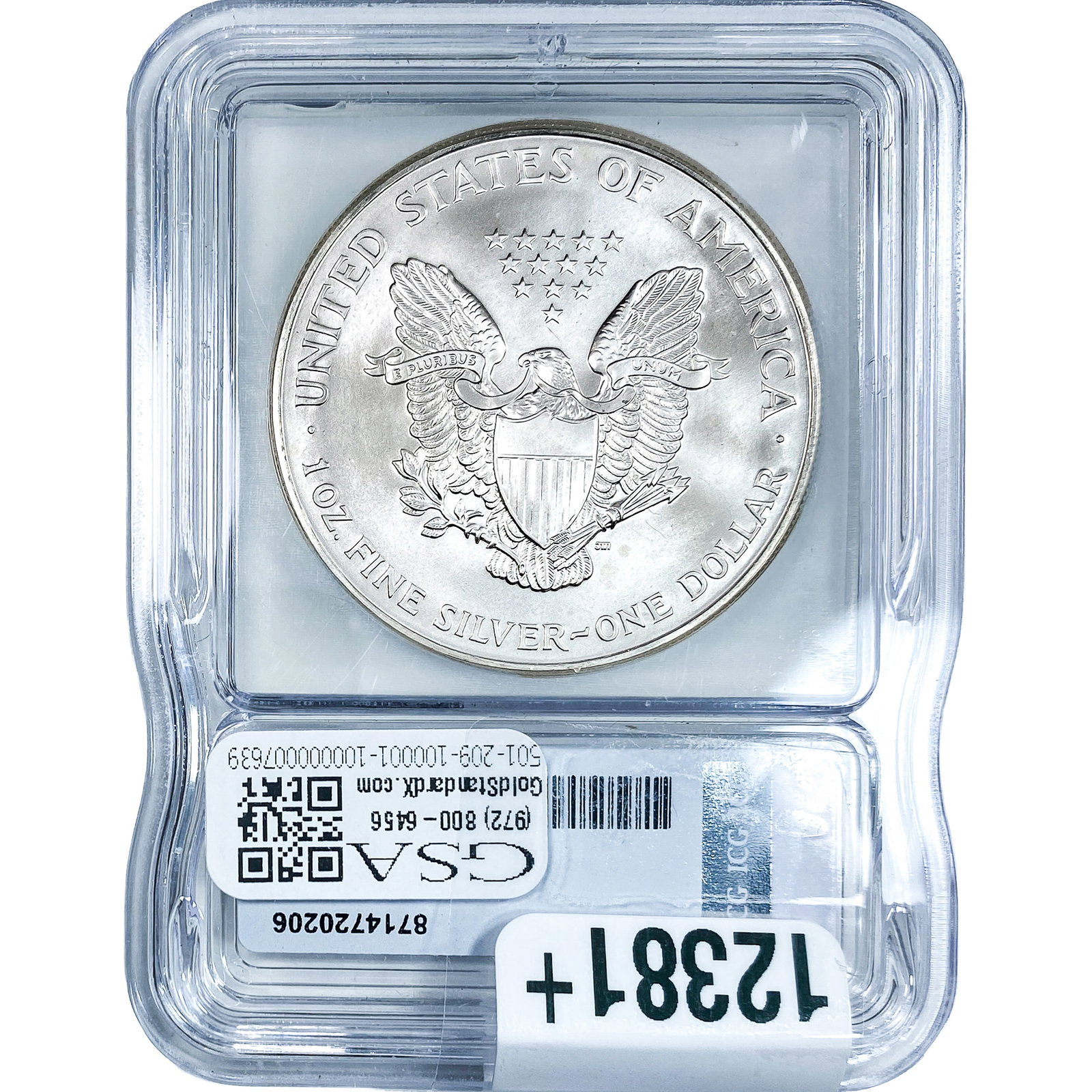1999 Silver Eagle ICG MS69+ - 2
