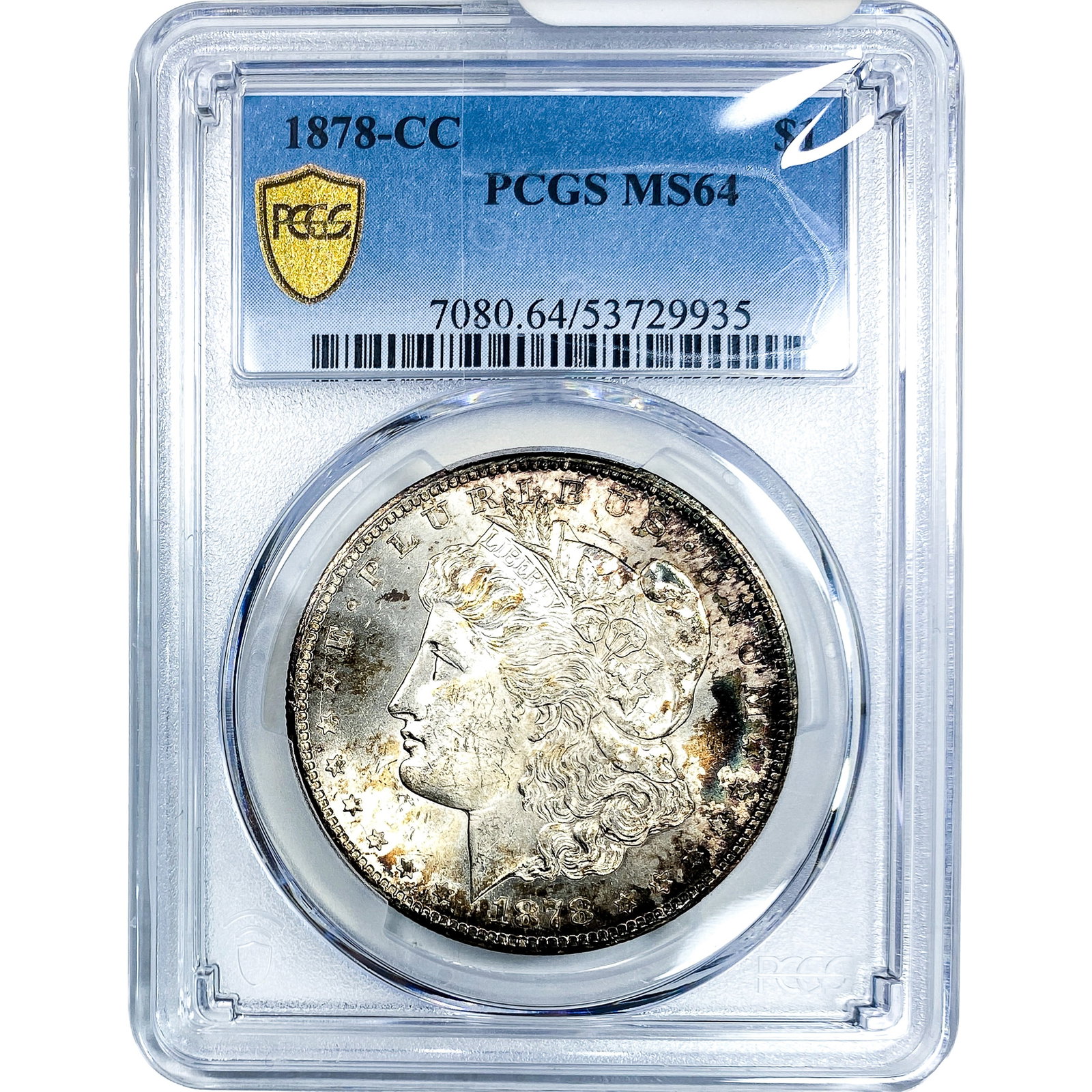 1878-CC Morgan Silver Dollar PCGS MS64 (1 of 4)