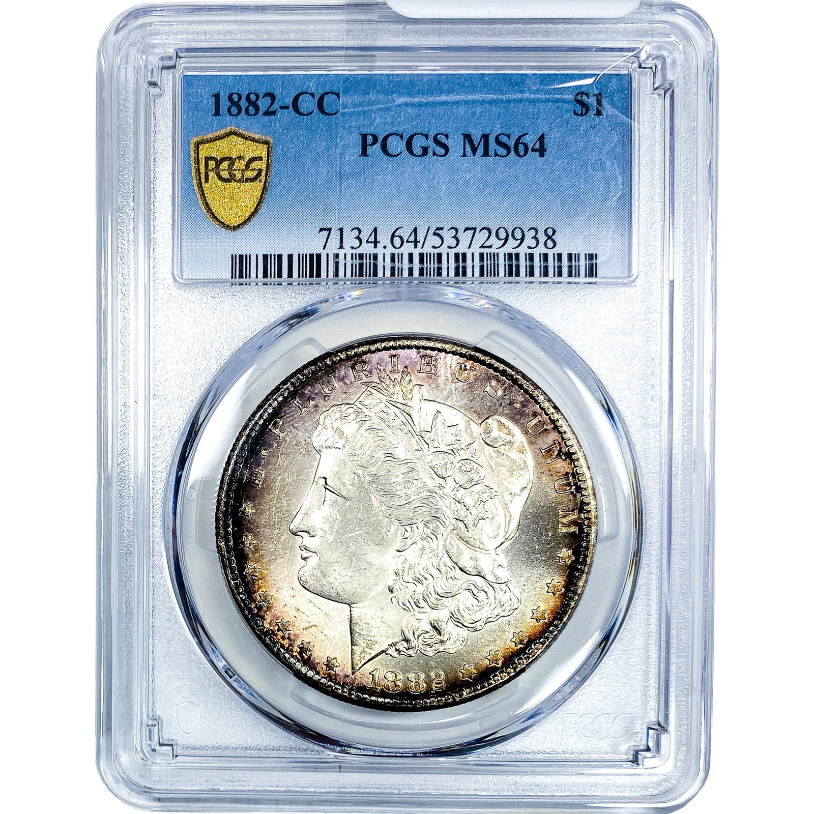 1882-CC Morgan Silver Dollar PCGS MS64 (1 of 4)