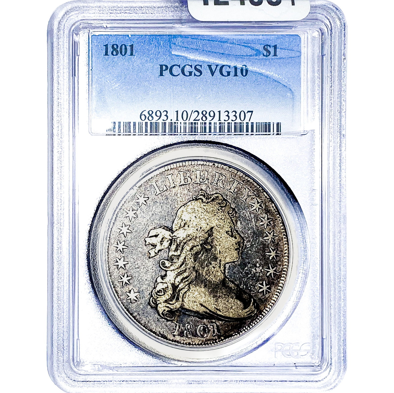 1801 Draped Bust Dollar PCGS VG10 (1 of 4)