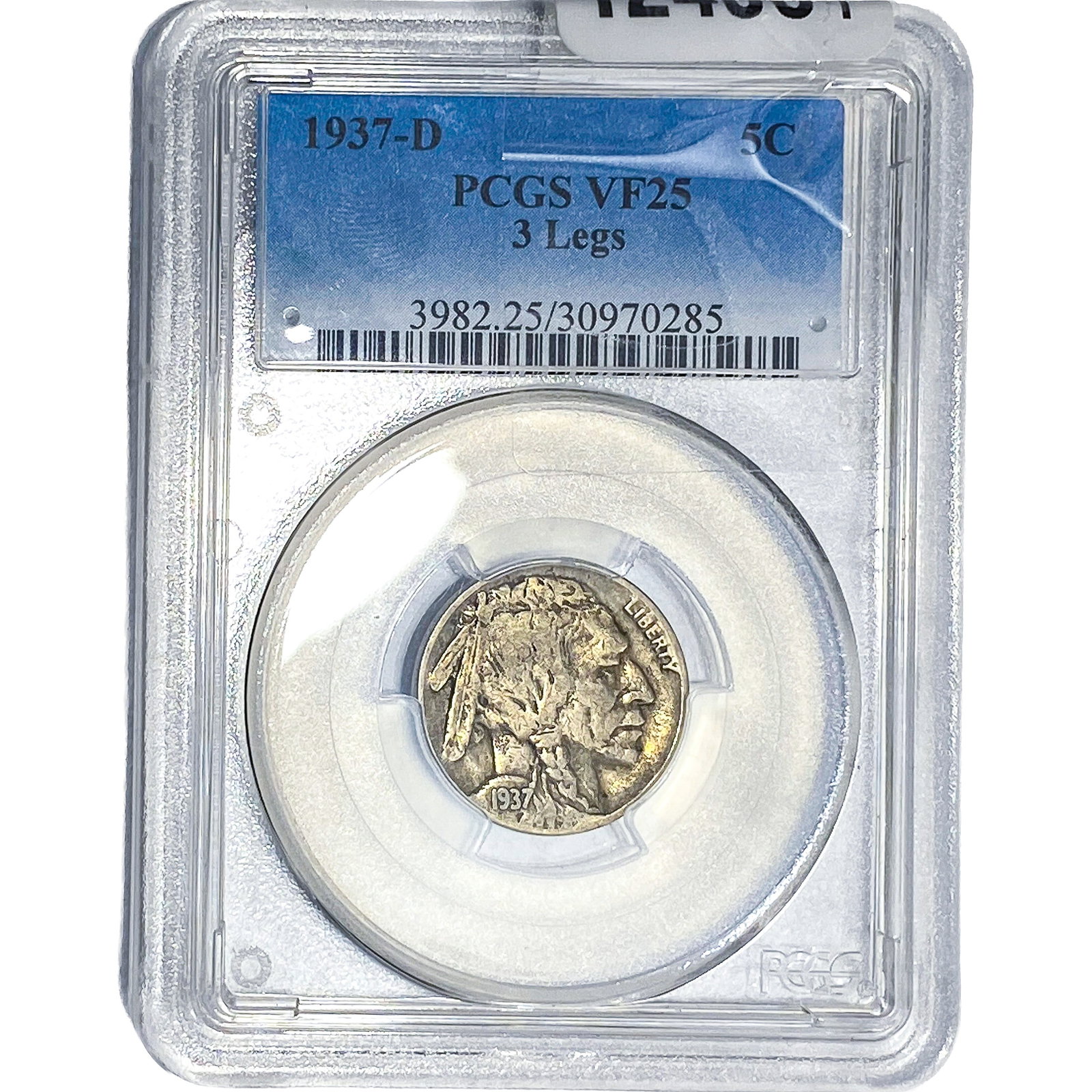 1937-D Buffalo Nickel PCGS VF25 3 Legs (1 of 4)