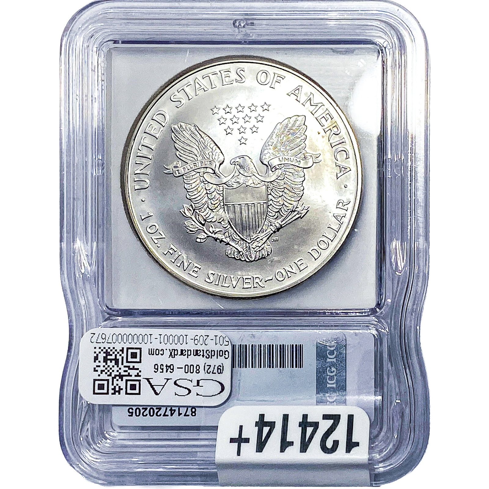1999 Silver Eagle ICG MS69+ - 2