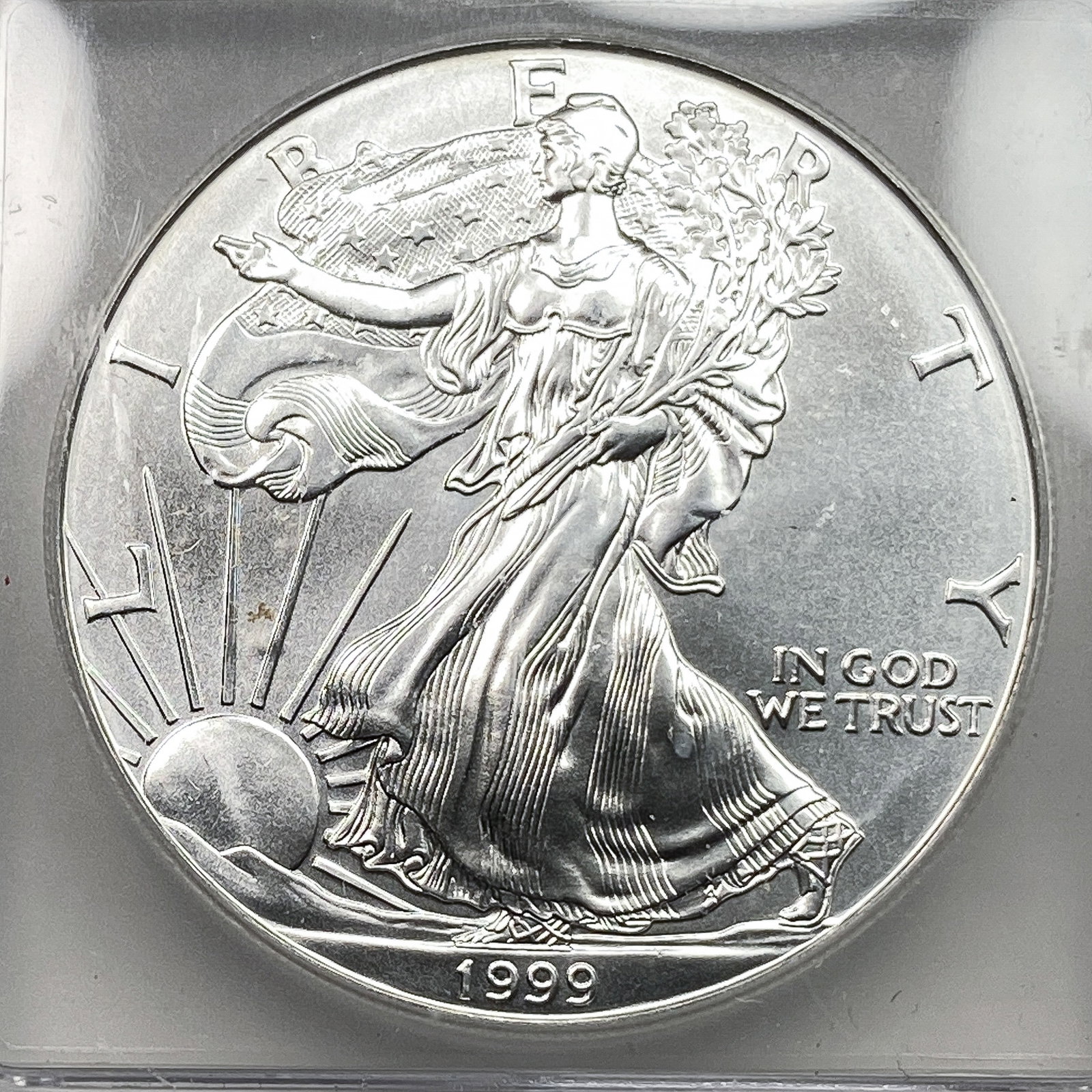 1999 Silver Eagle ICG MS69+ - 3