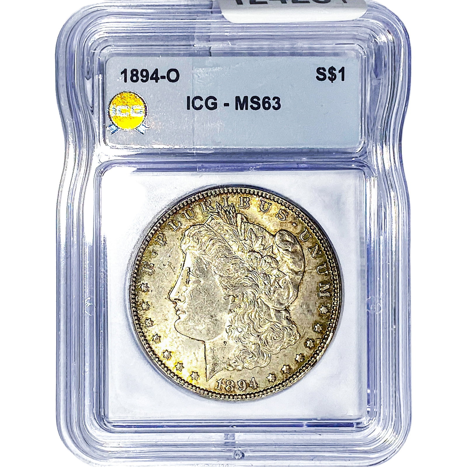 1894-O Morgan Silver Dollar ICG MS63: 1894-O Morgan Silver Dollar ICG MS63