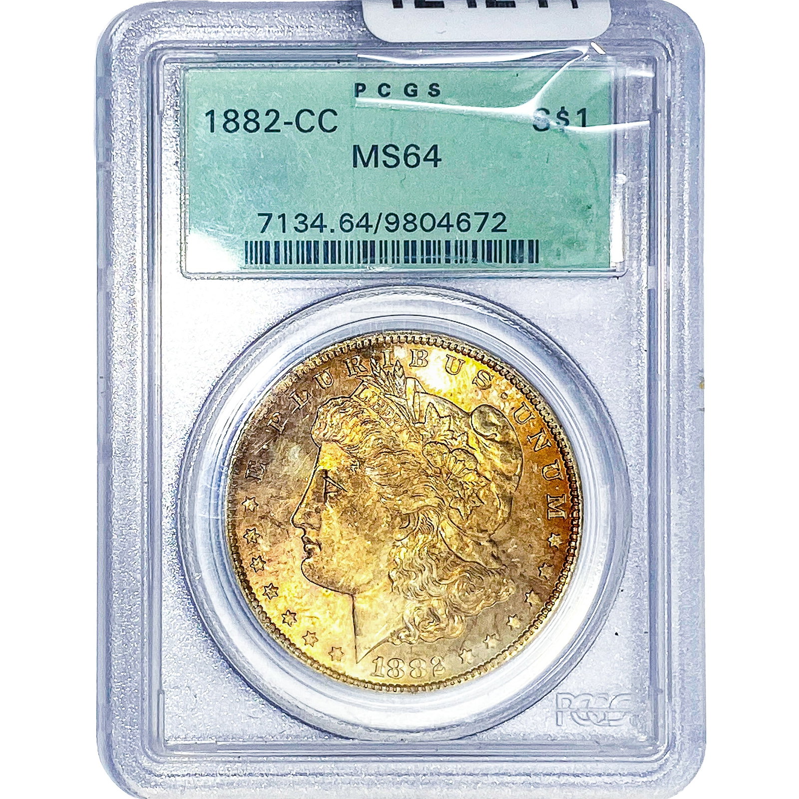 1882-CC Morgan Silver Dollar PCGS MS64 (1 of 4)