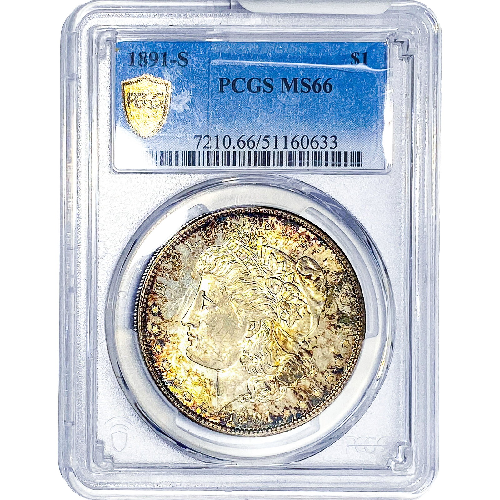 1891-S Morgan Silver Dollar PCGS MS66 (1 of 4)
