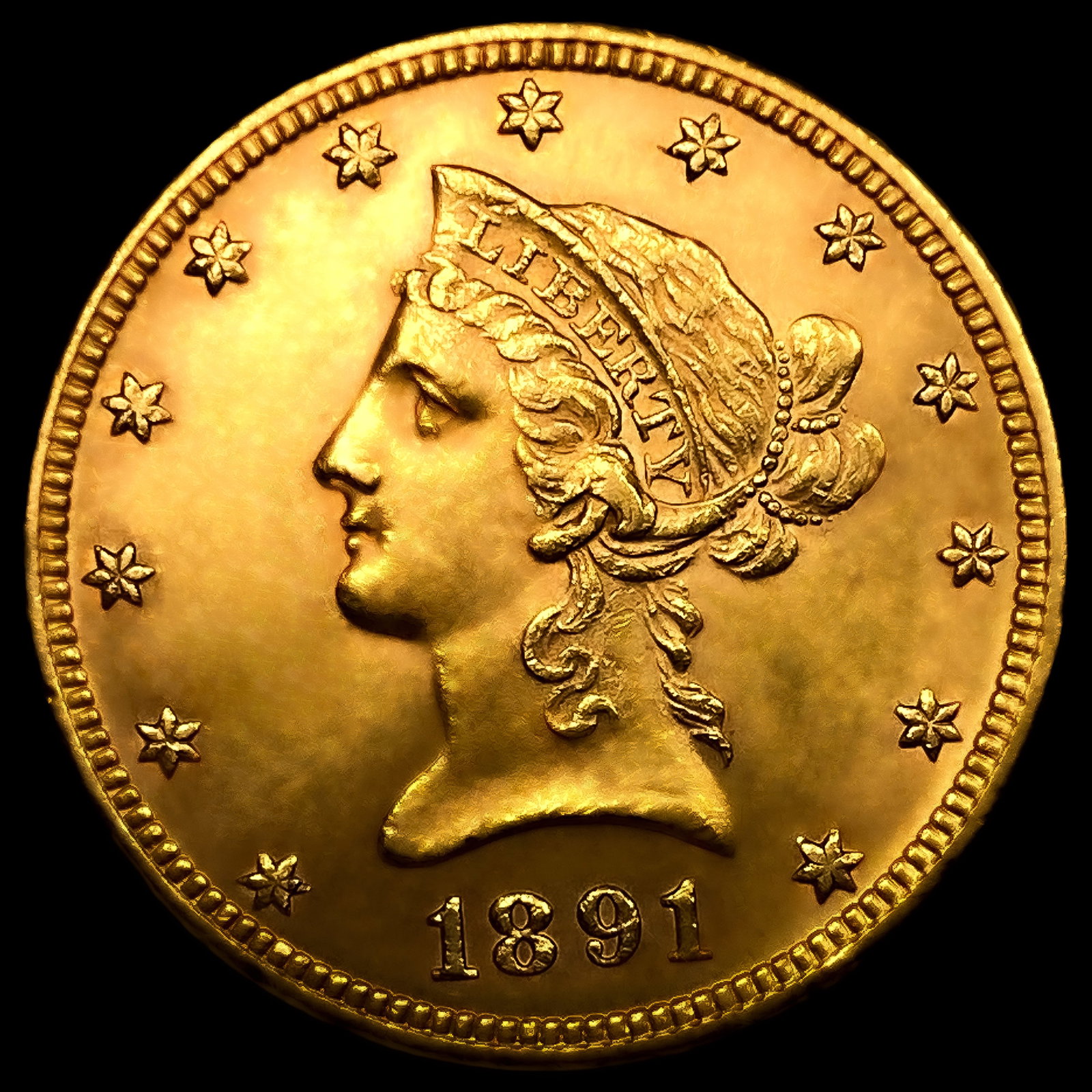 1891 $10 Gold Eagle (1 of 2)