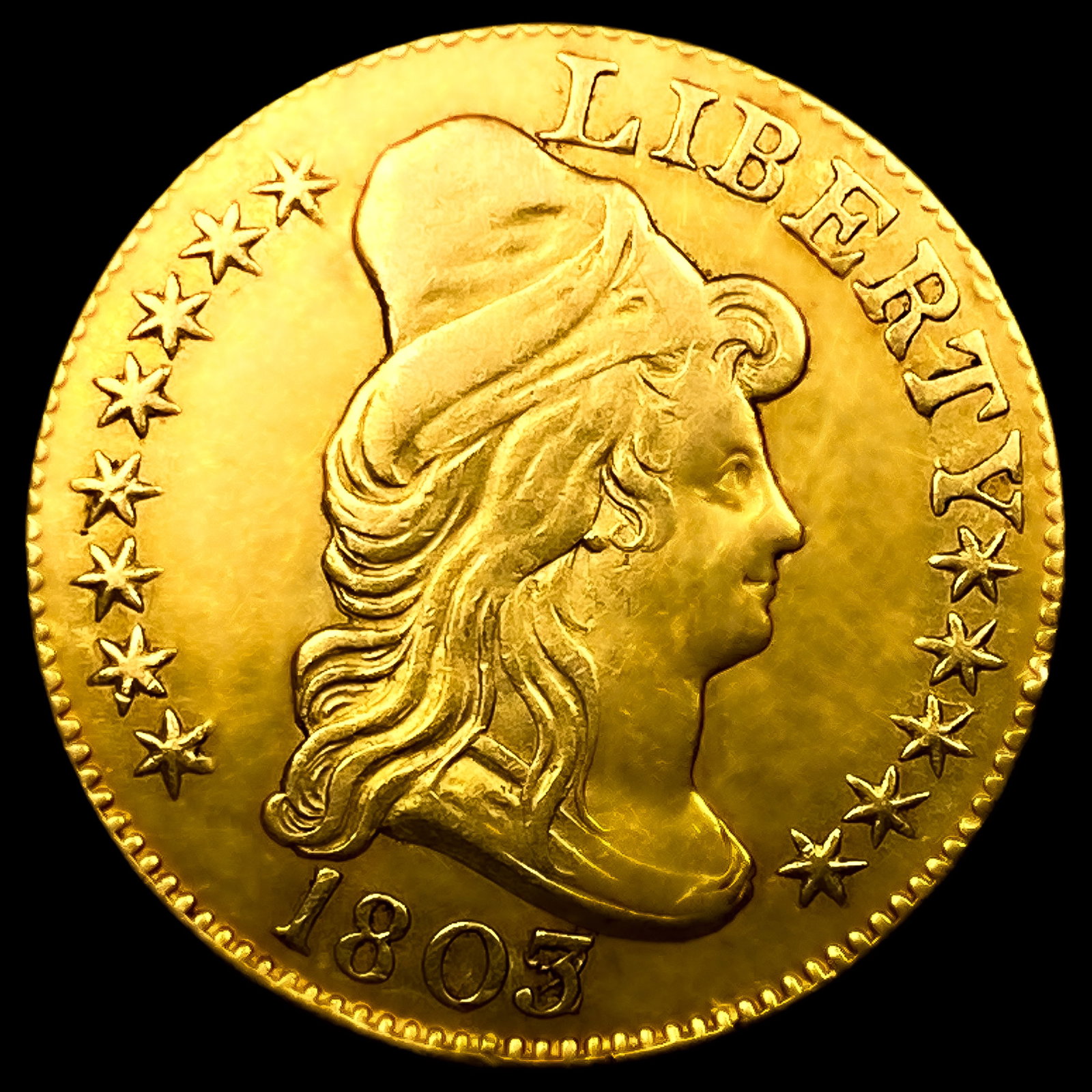 1803/2 $5 Gold Half Eagle: 1803/2 $5 Gold Half Eagle