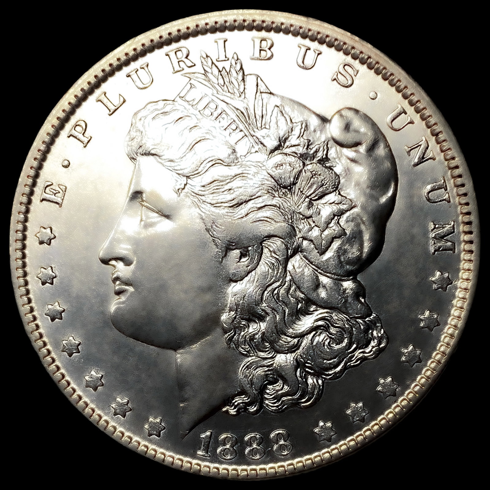 1888-O Hot Lips Morgan Silver Dollar: 1888-O Hot Lips Morgan Silver Dollar