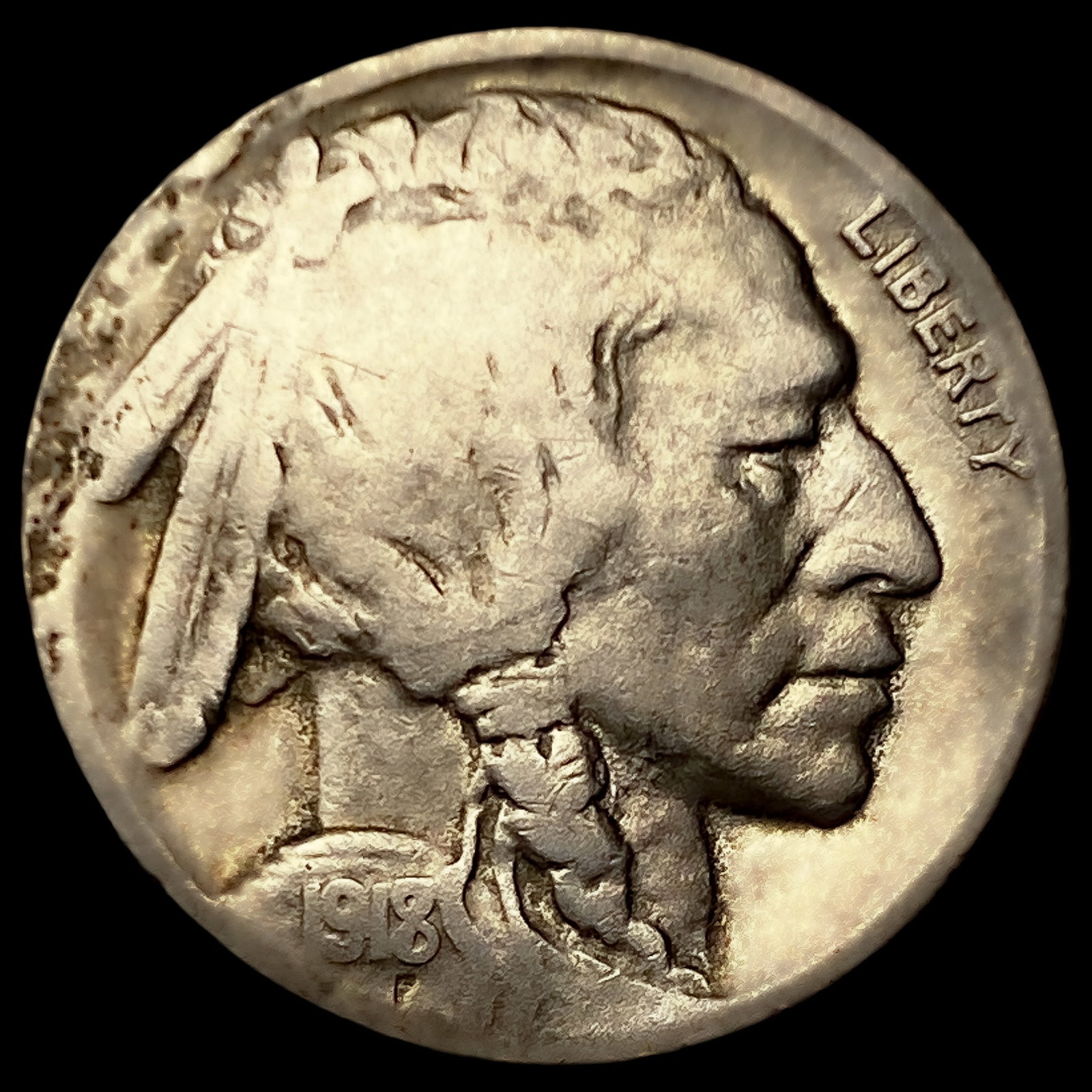1918/7-D Buffalo Nickel (1 of 2)