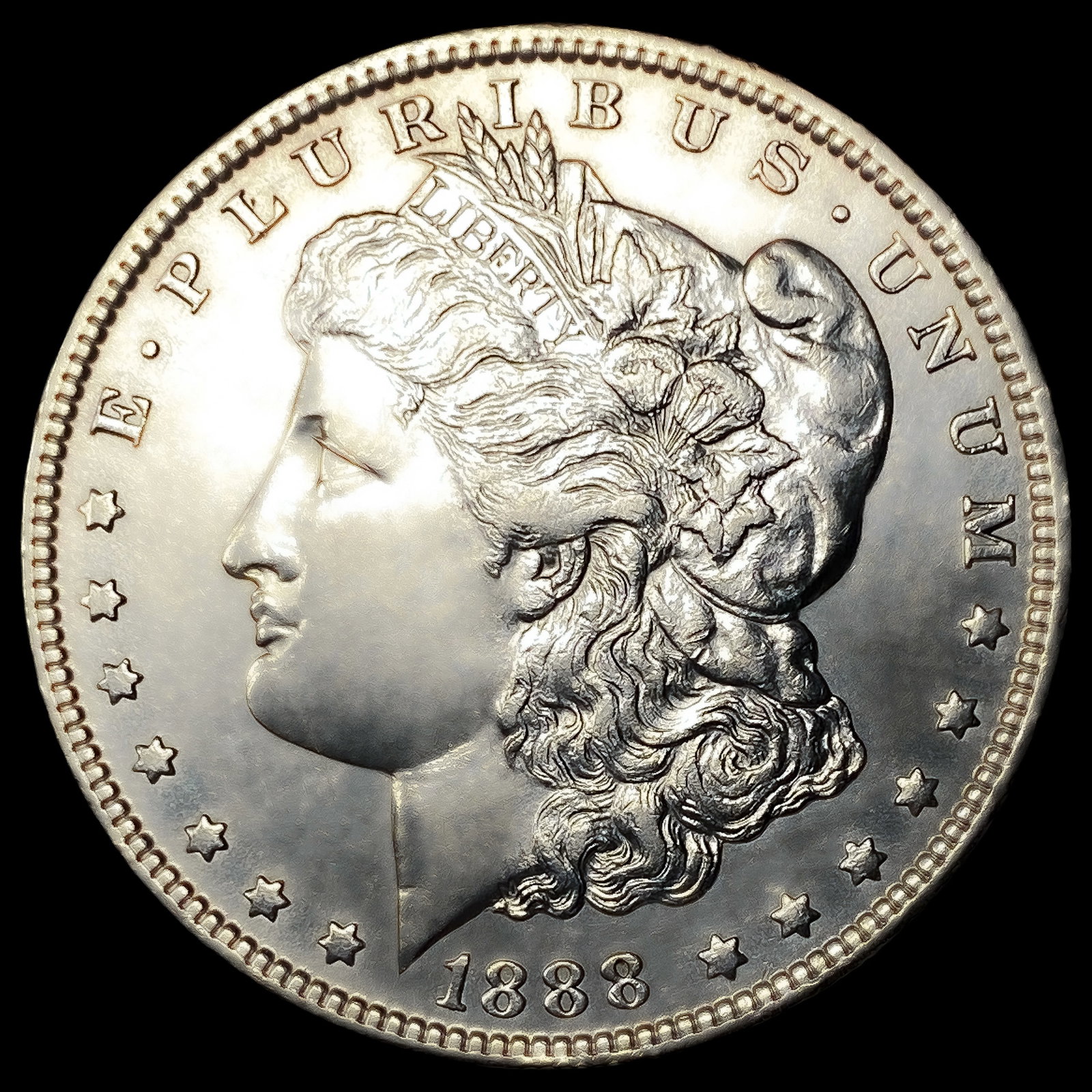 1888-O Hot Lips Morgan Silver Dollar: 1888-O Hot Lips Morgan Silver Dollar