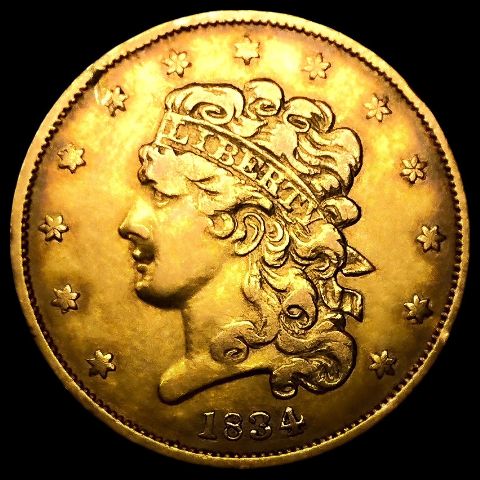 1834 $5 Gold Half Eagle (1 of 2)