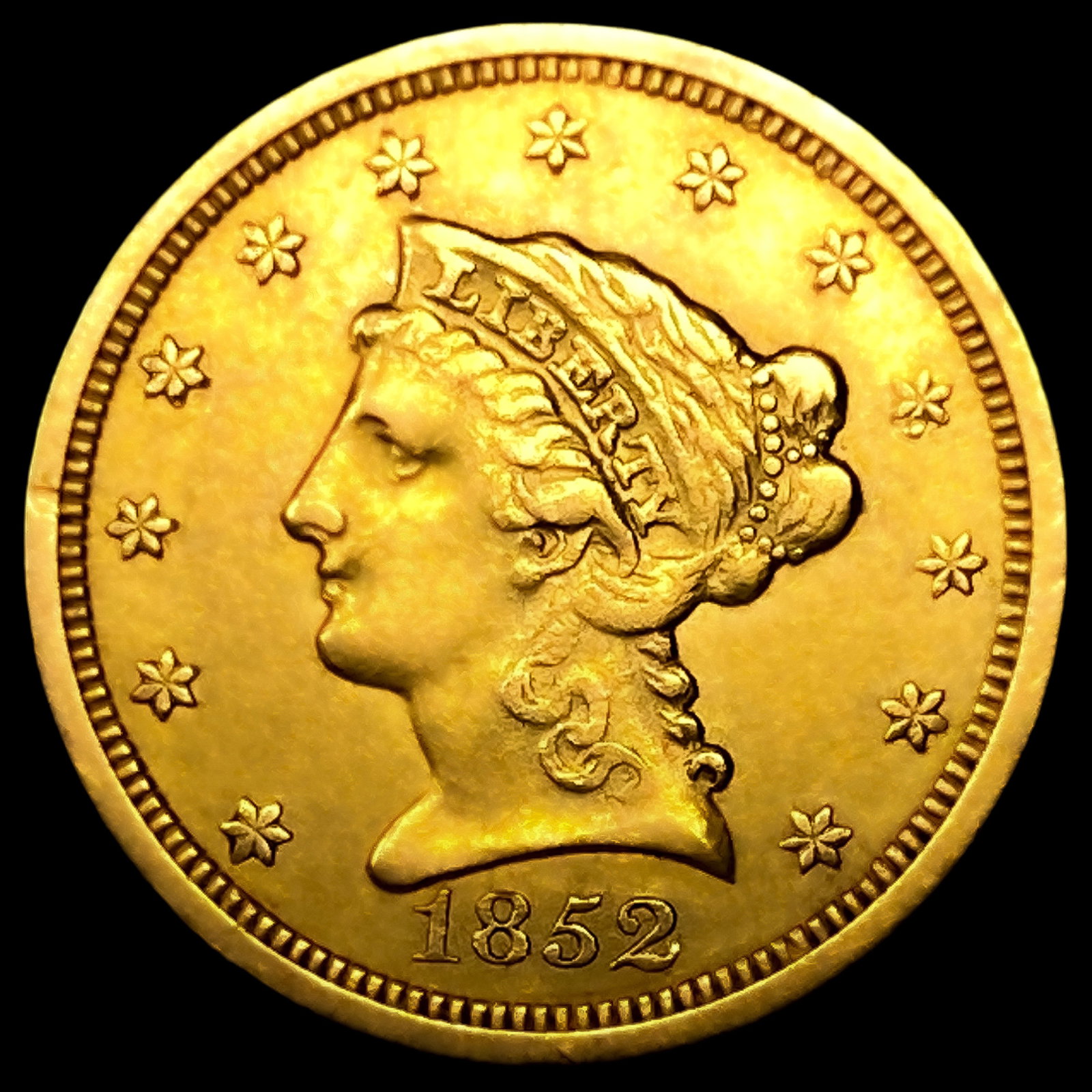 1852-O $2.50 Gold Quarter Eagle: 1852-O $2.50 Gold Quarter Eagle