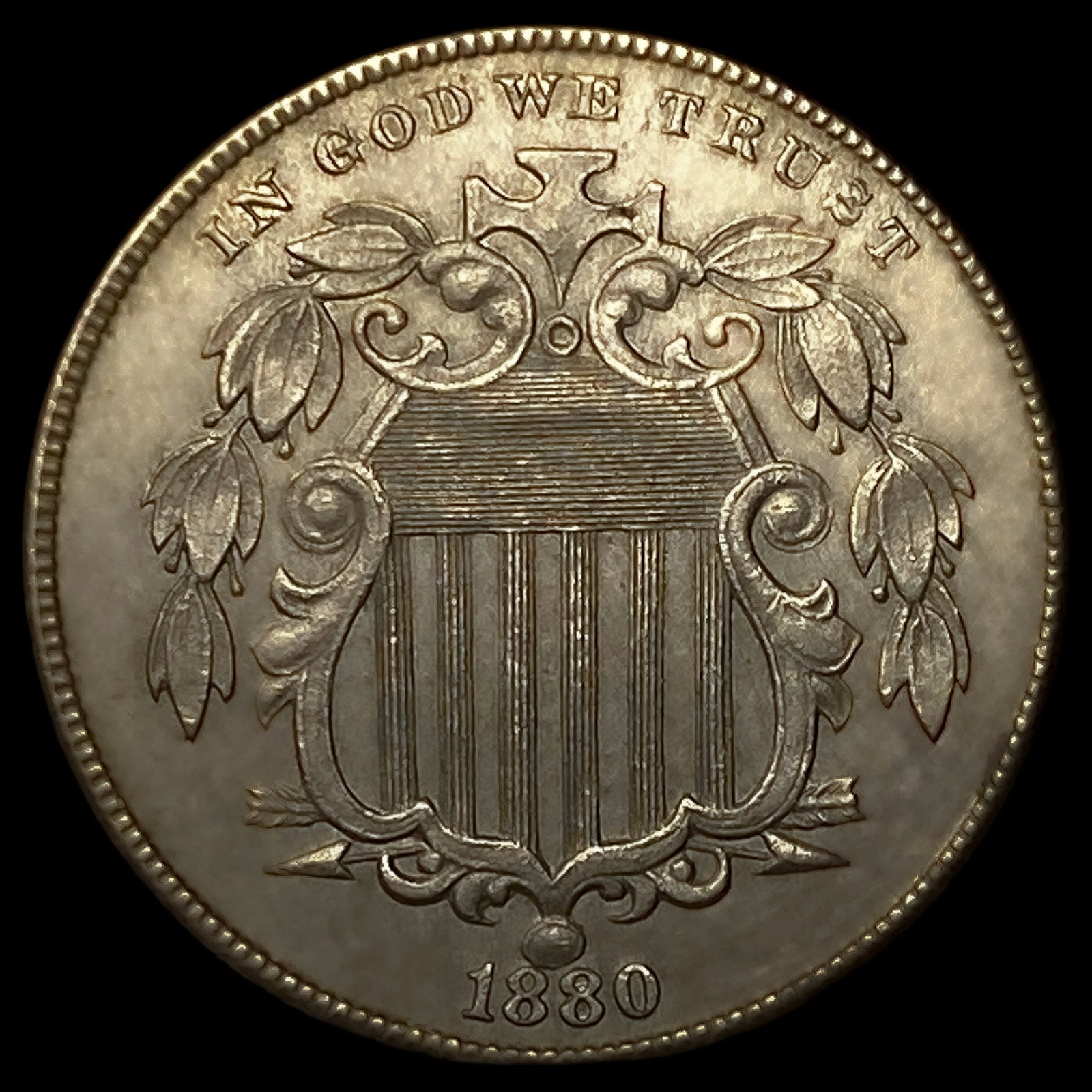 1880 Shield Nickel (1 of 2)