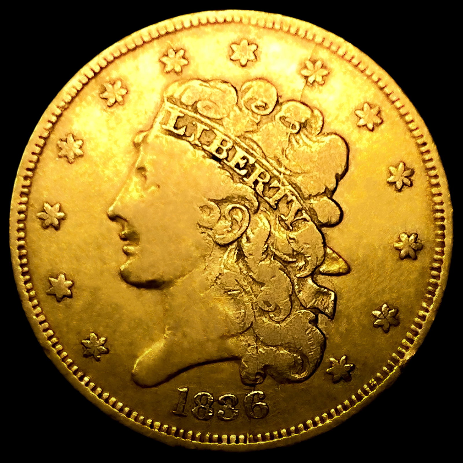 1836 $5 Gold Half Eagle (1 of 2)