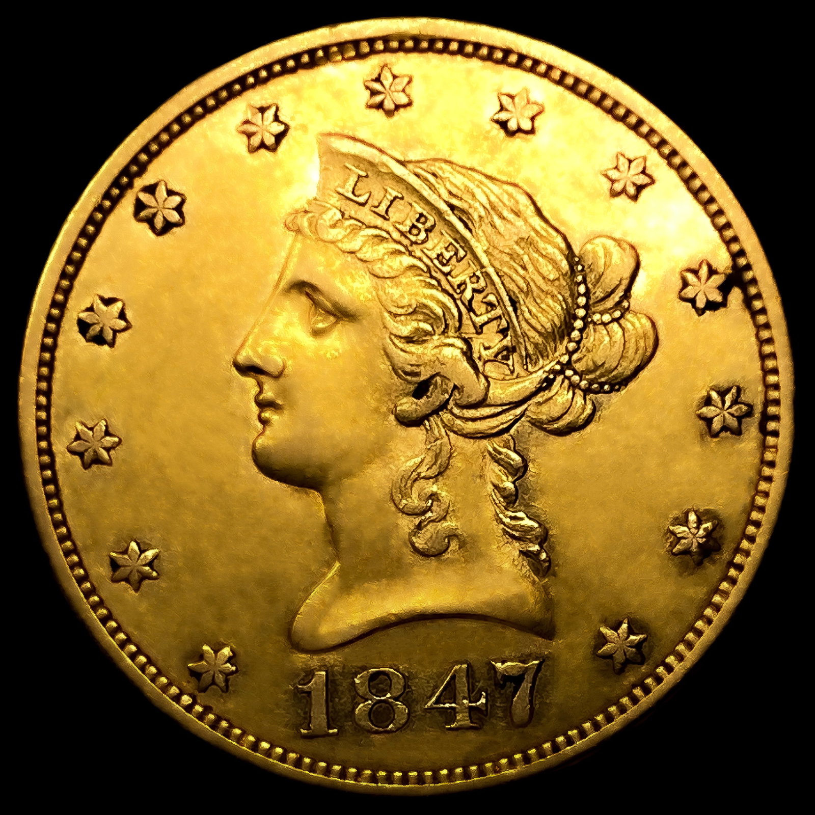 1847 $10 Gold Eagle: 1847 $10 Gold Eagle