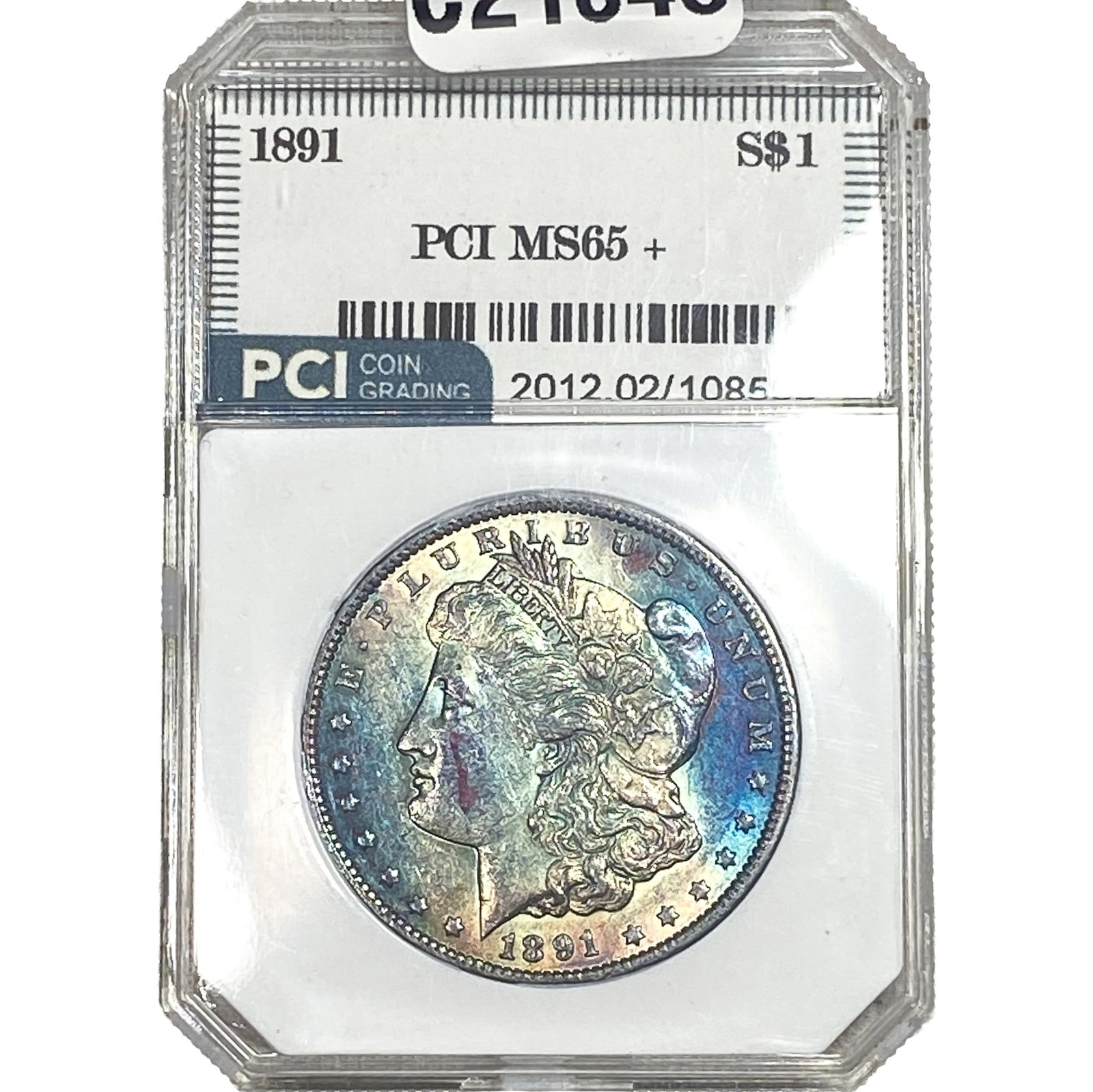1891 Morgan Silver Dollar PCI MS65+ (1 of 2)