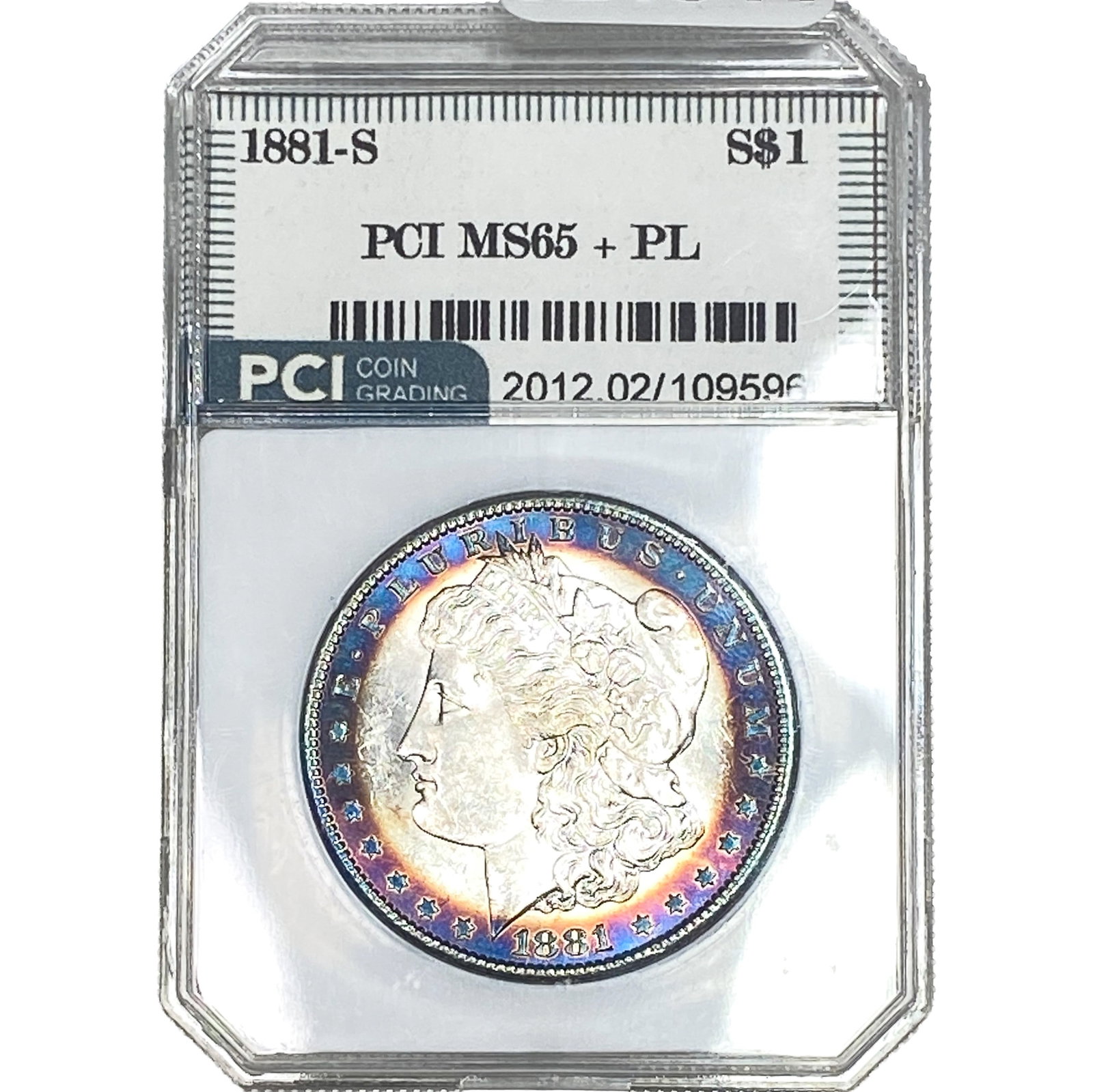 1881-S Morgan Silver Dollar PCI MS65+ PL (1 of 2)