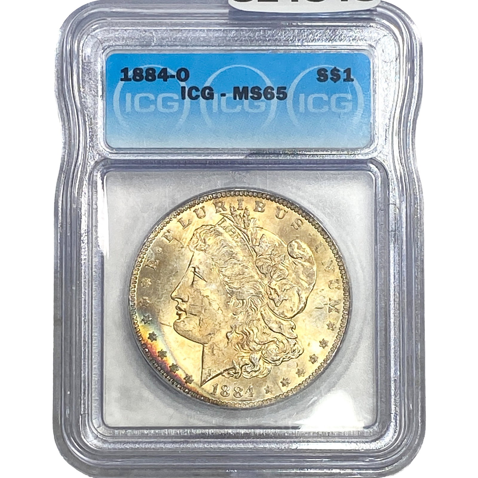 1884-O Morgan Silver Dollar ICG MS65: 1884-O Morgan Silver Dollar ICG MS65