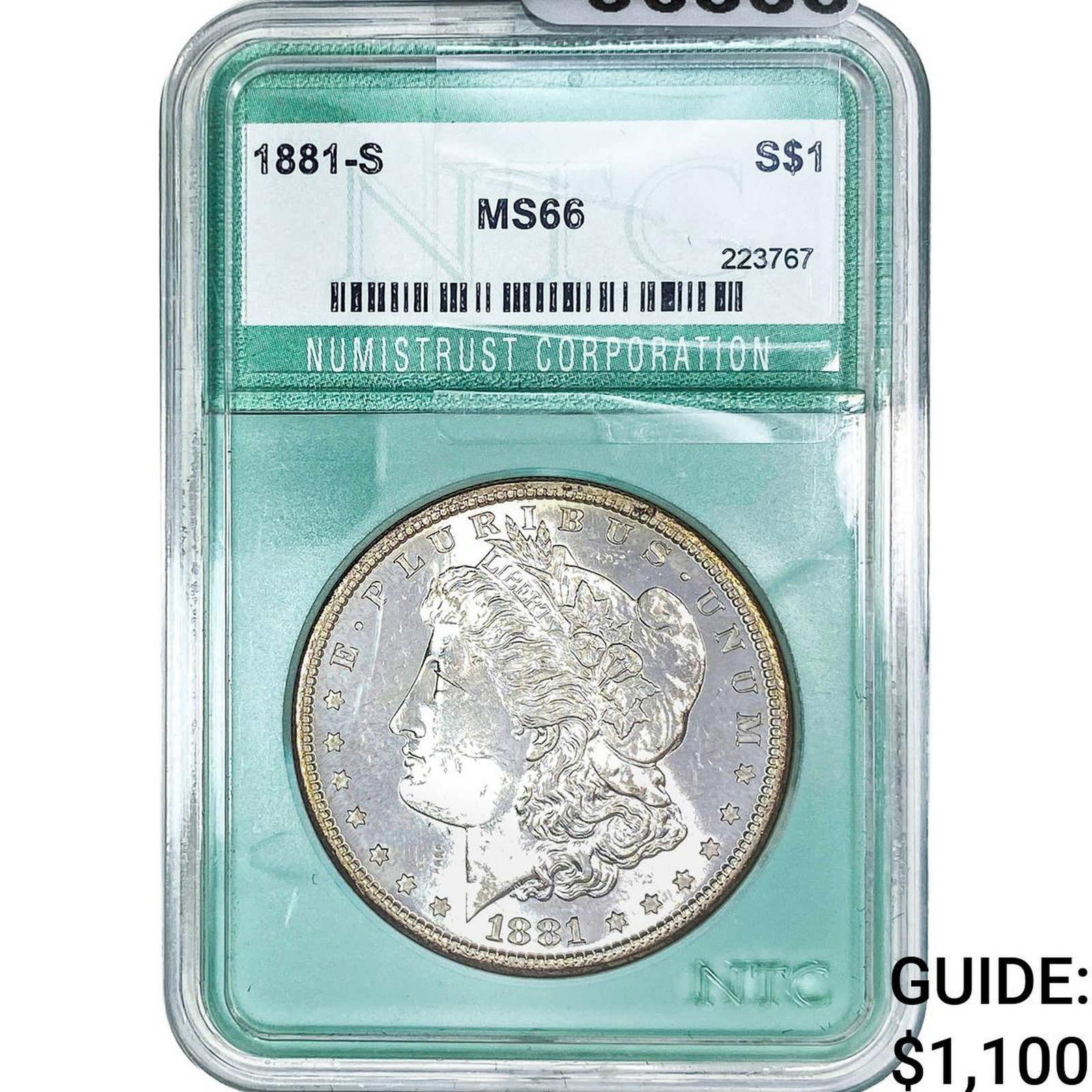 1881-S Morgan Silver Dollar NTC MS66 (1 of 2)