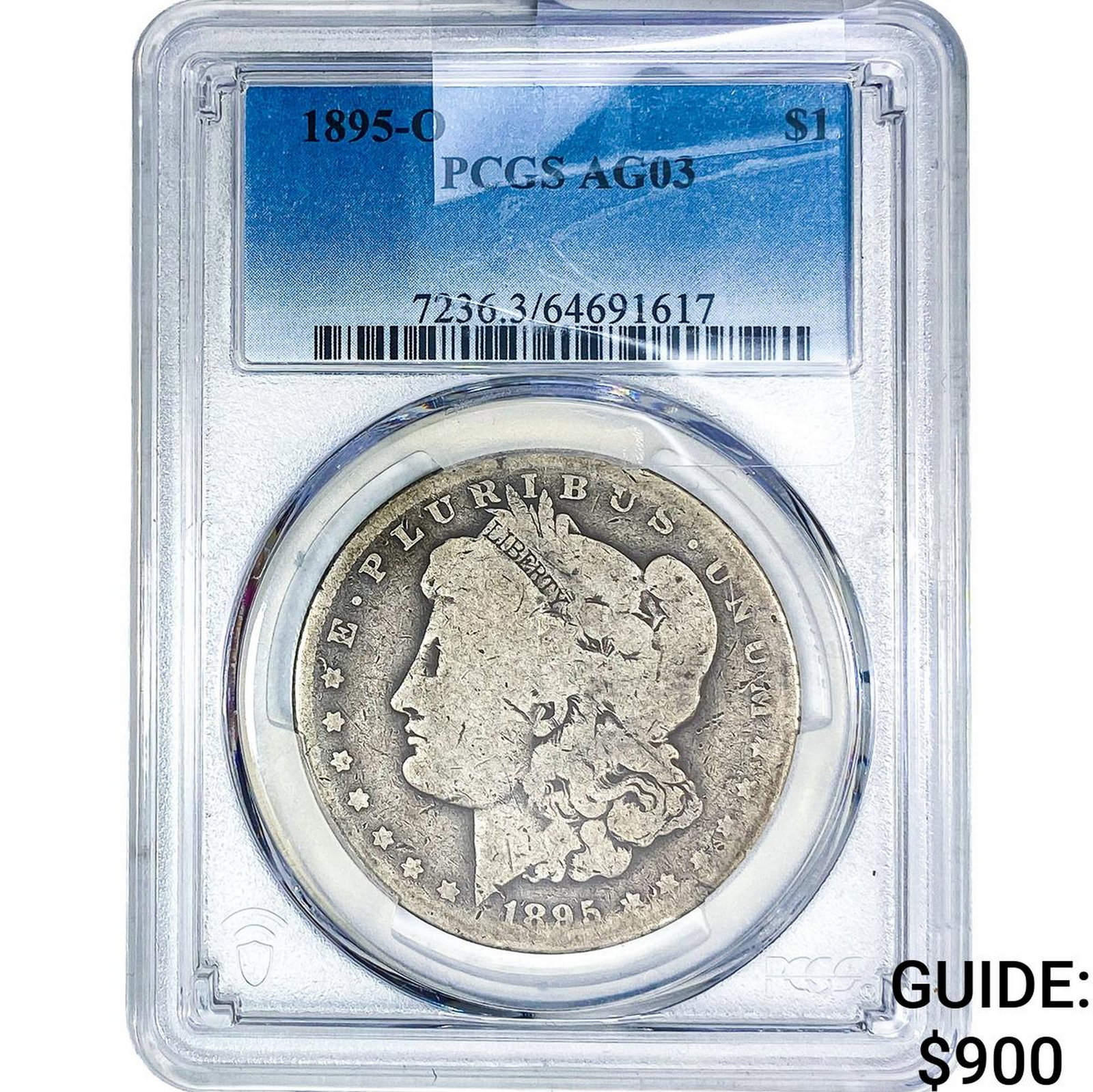 1895-O Morgan Silver Dollar PCGS AG03 (1 of 2)