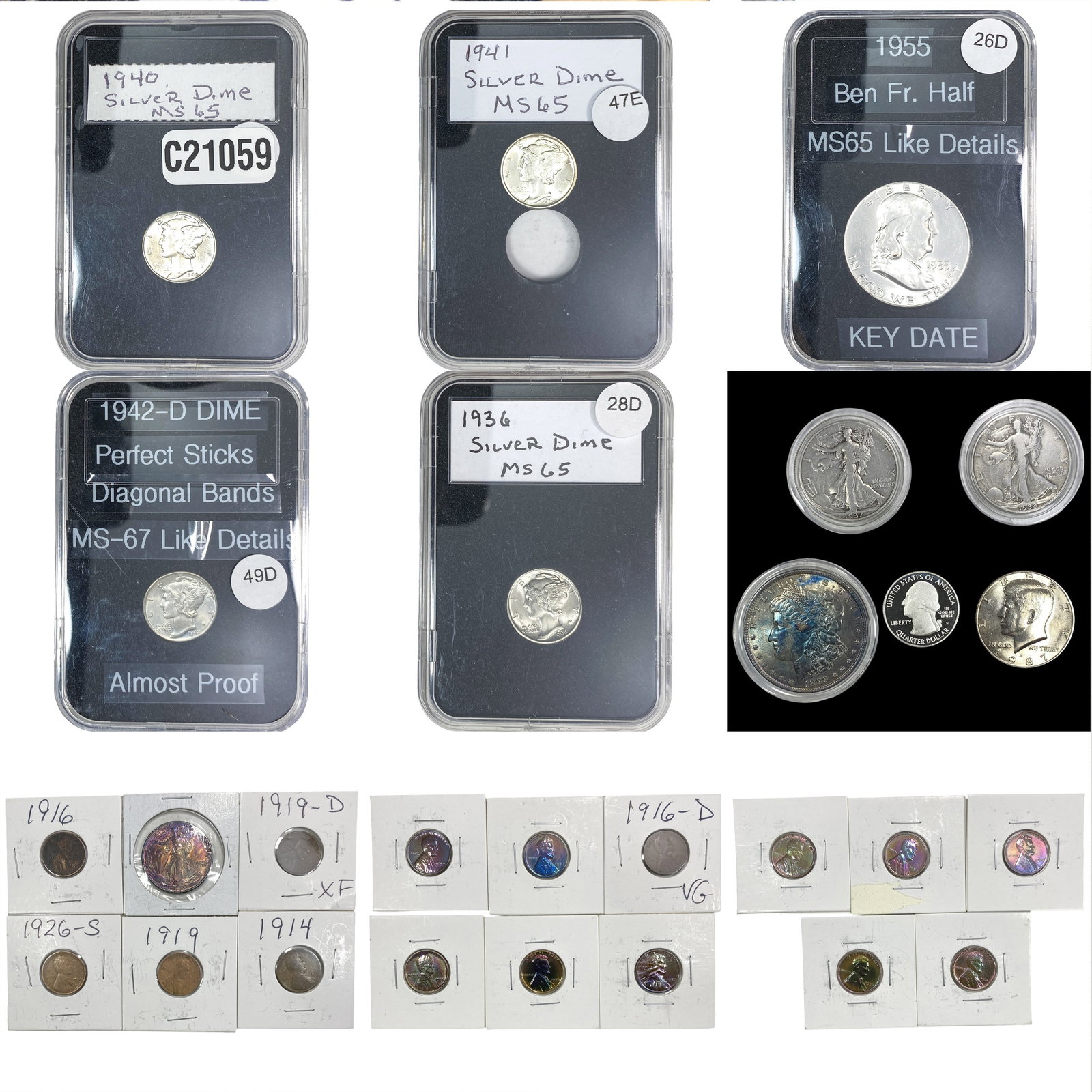 Various Dates U.S. Coin Lot 1C-$1 (1 of 2)